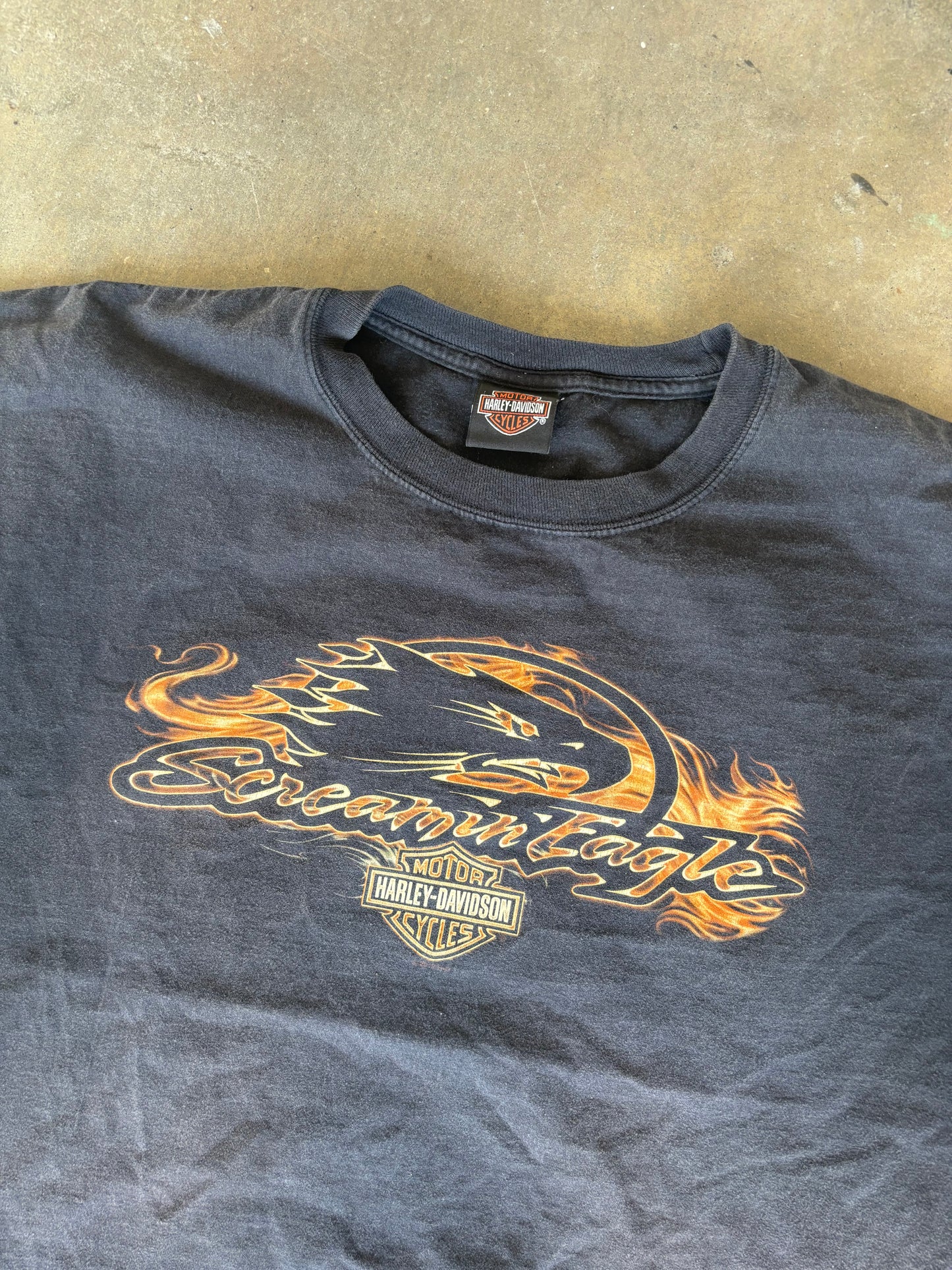 ‘00s Harley Davidson Graphic Tee XL