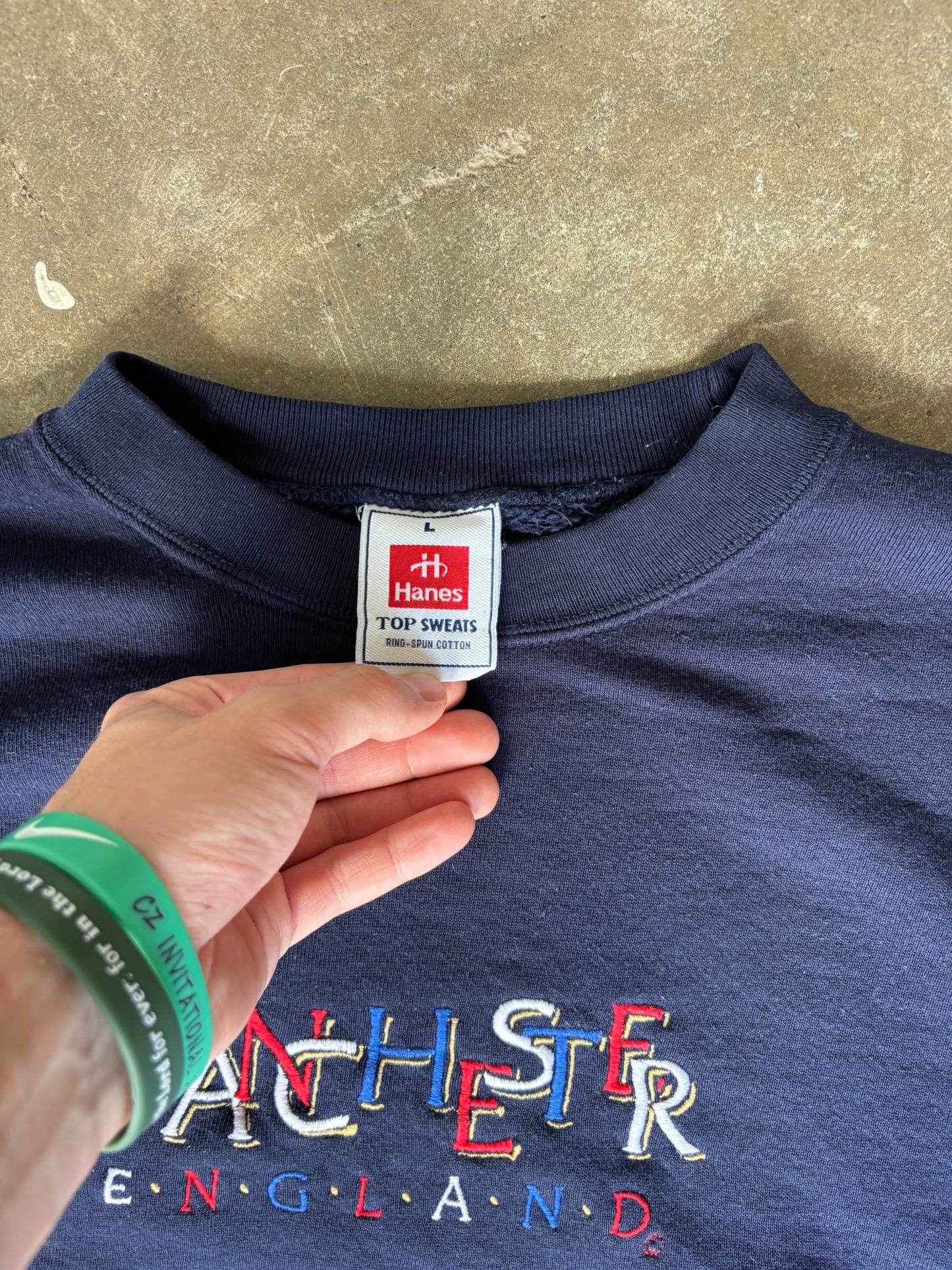 Vintage Manchester Sweatshirt Large