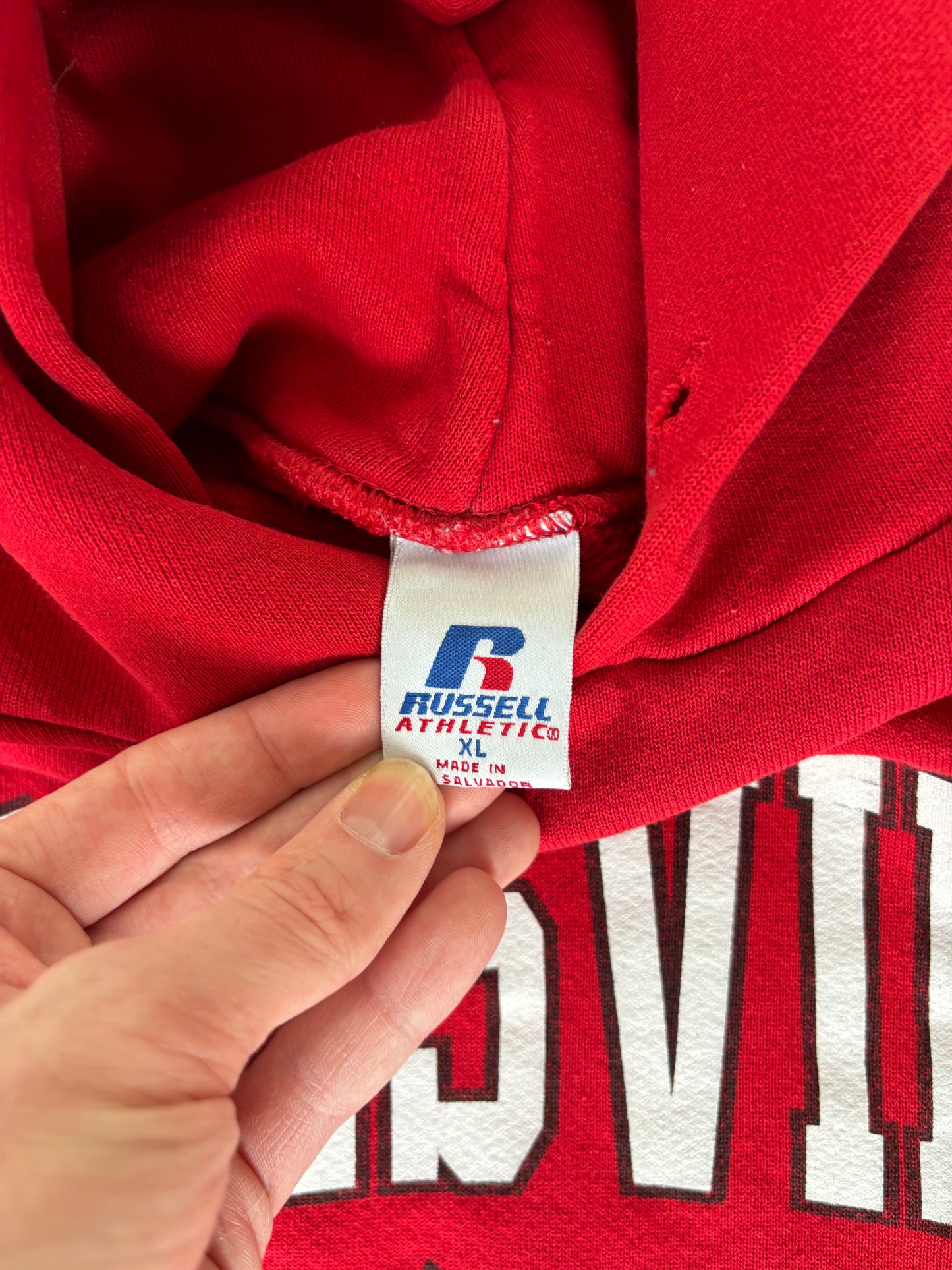 ‘00s Russell Louisville Hoodie XL