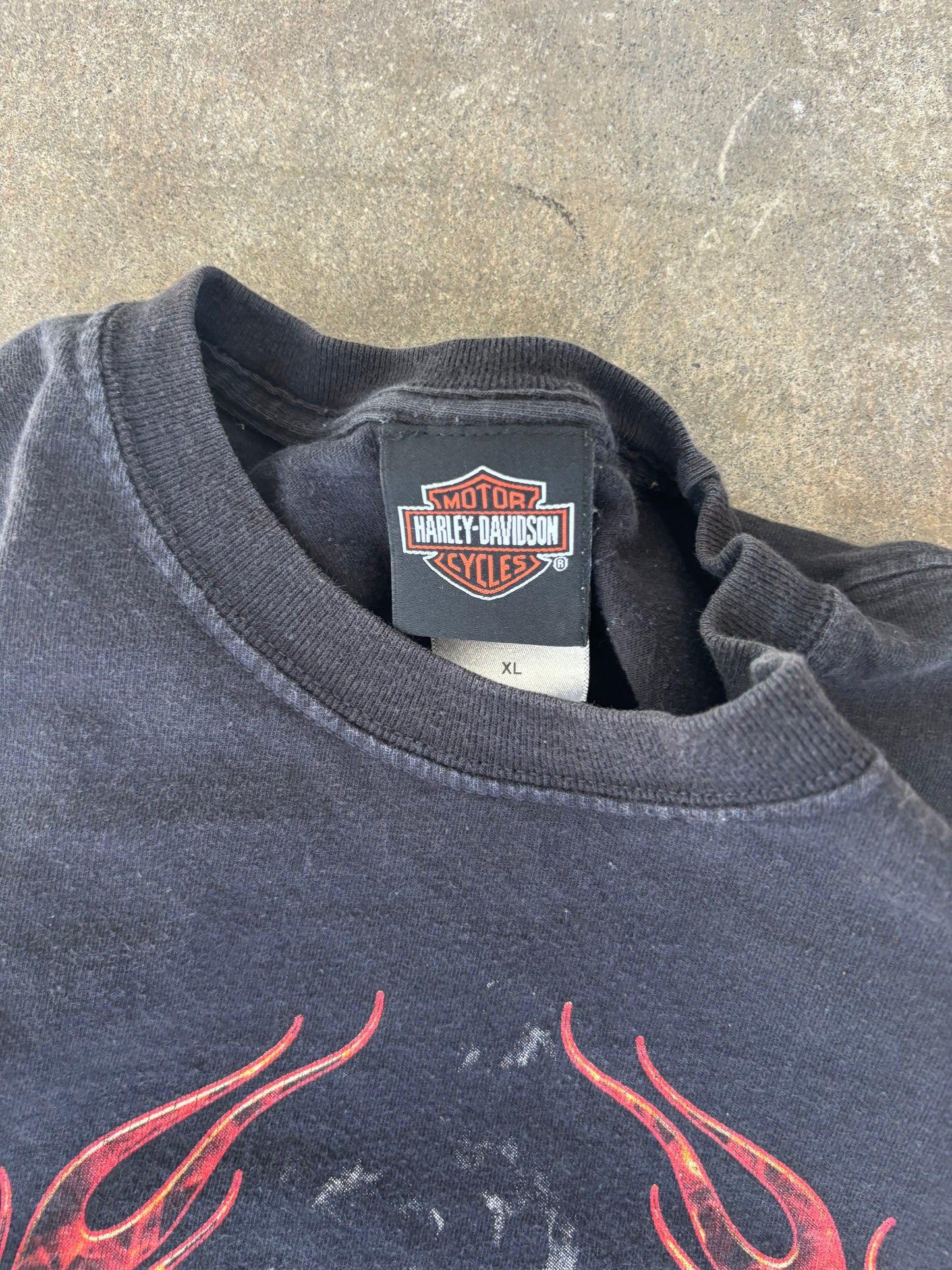 ‘00s Harley Davidson Graphic Tee XL