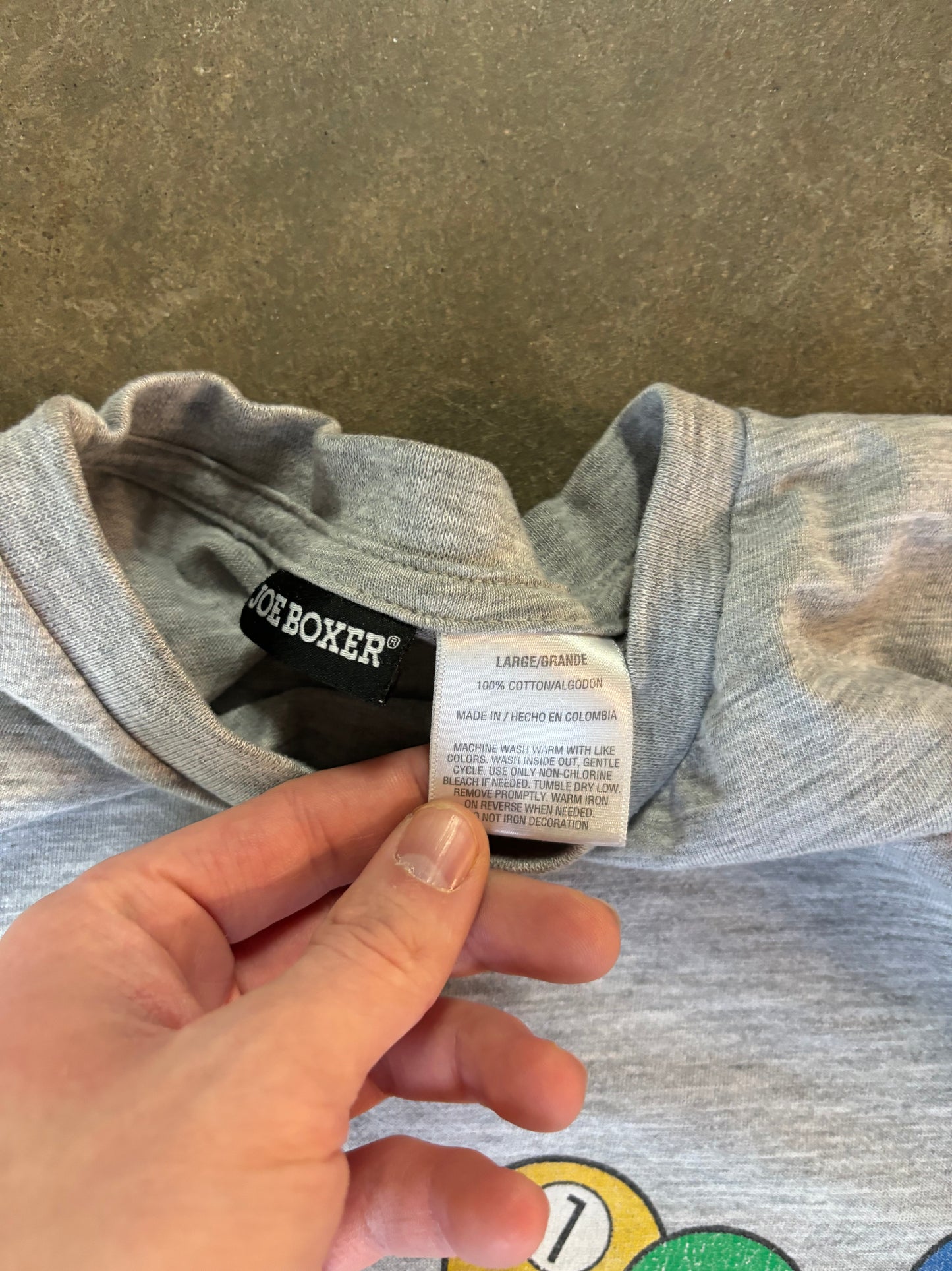 ‘00s Joe Boxer 8 Ball Graphic Tee Large