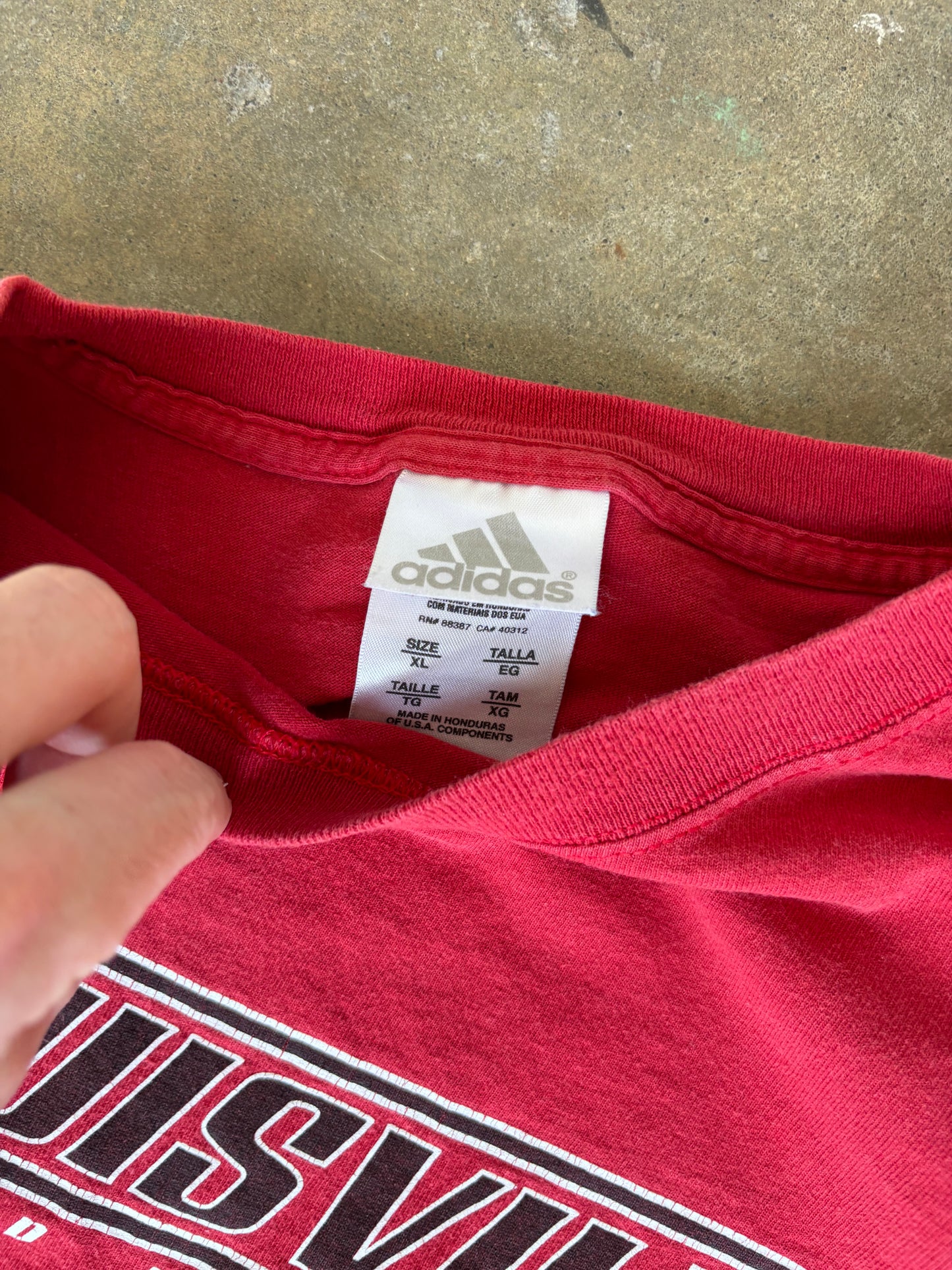 ‘00s Adidas Louisville Long Sleeve XL