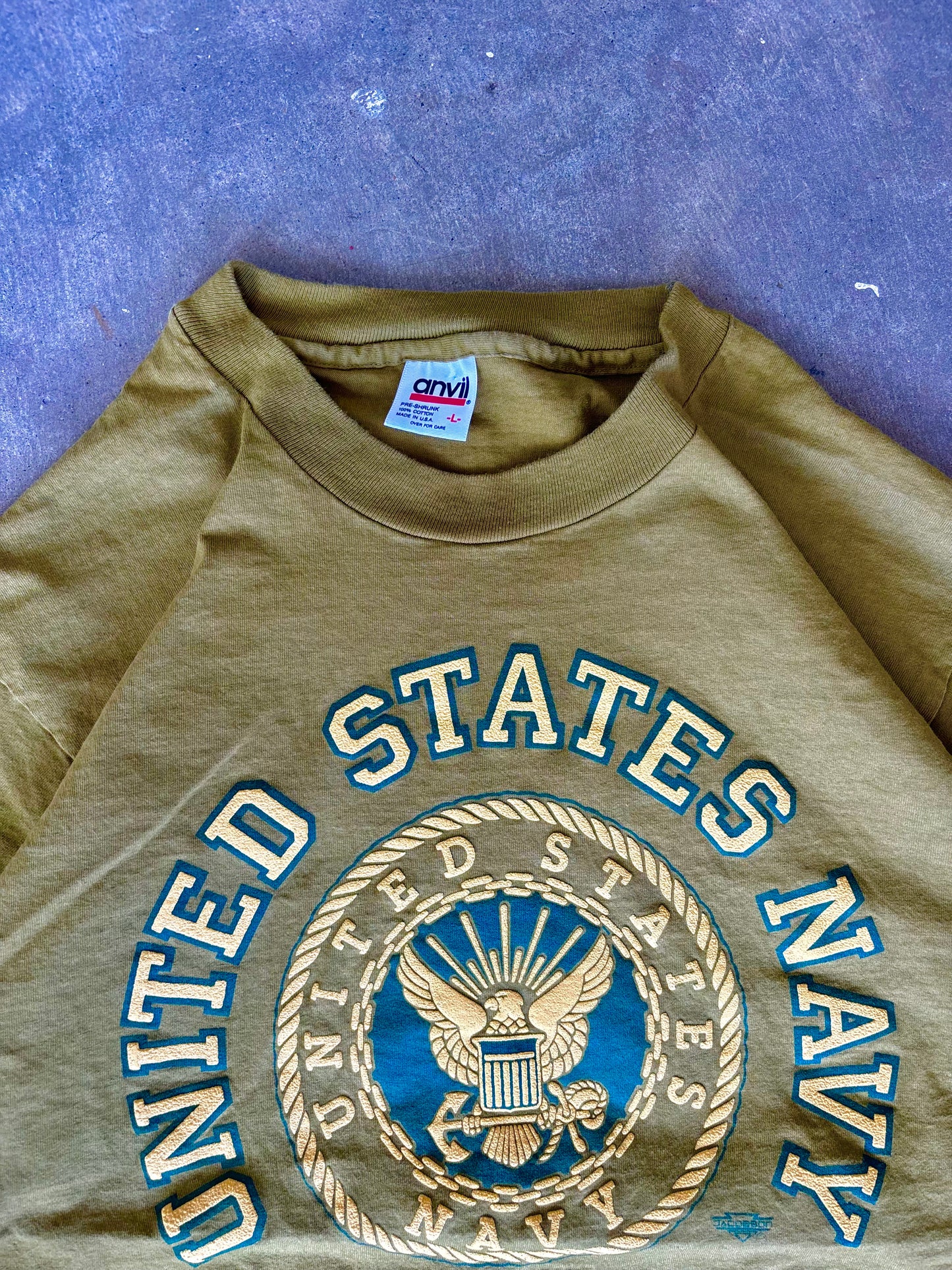 ‘90s Navy Graphic Tee Large