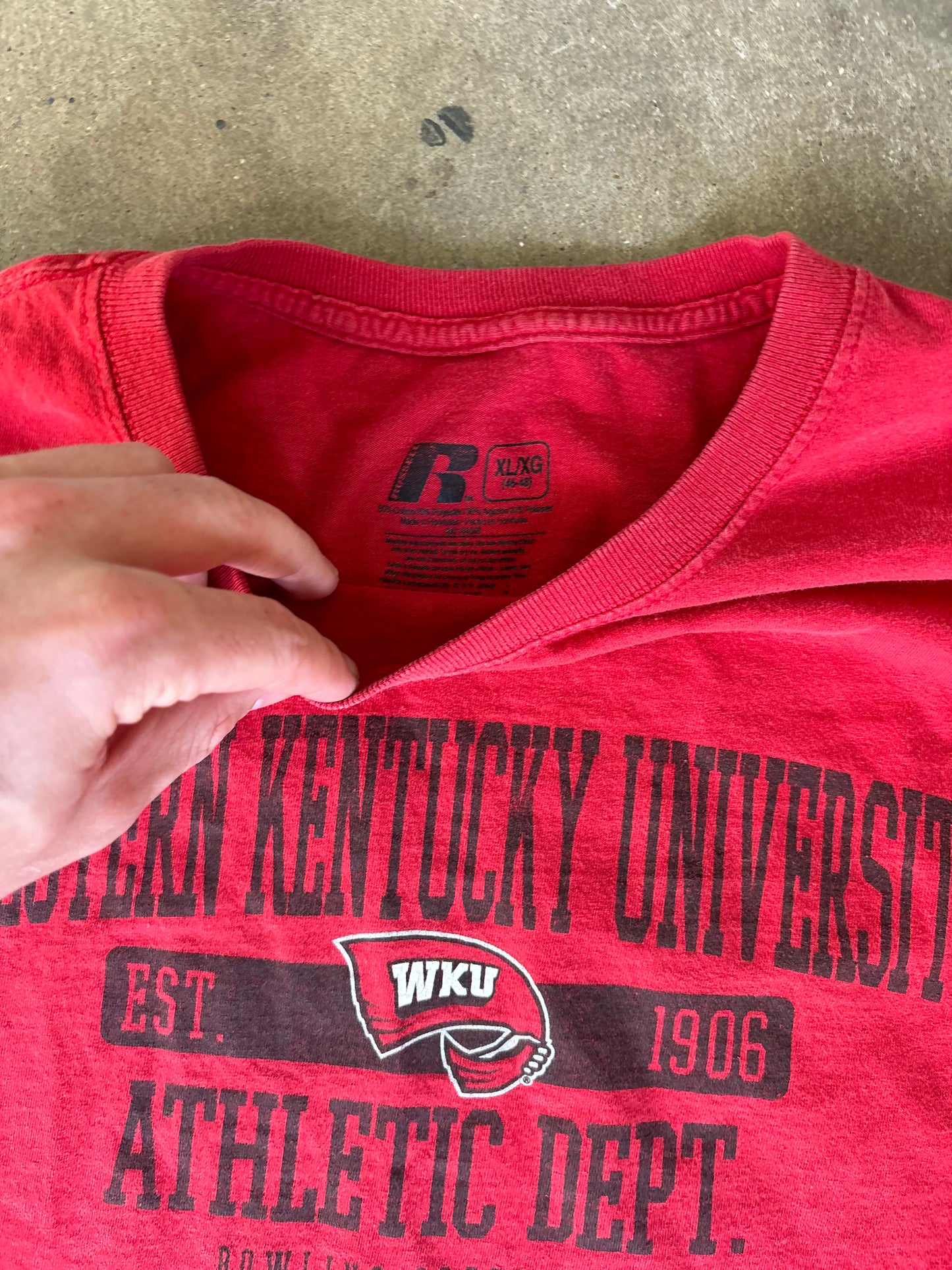 WKU long sleeve tee Xl