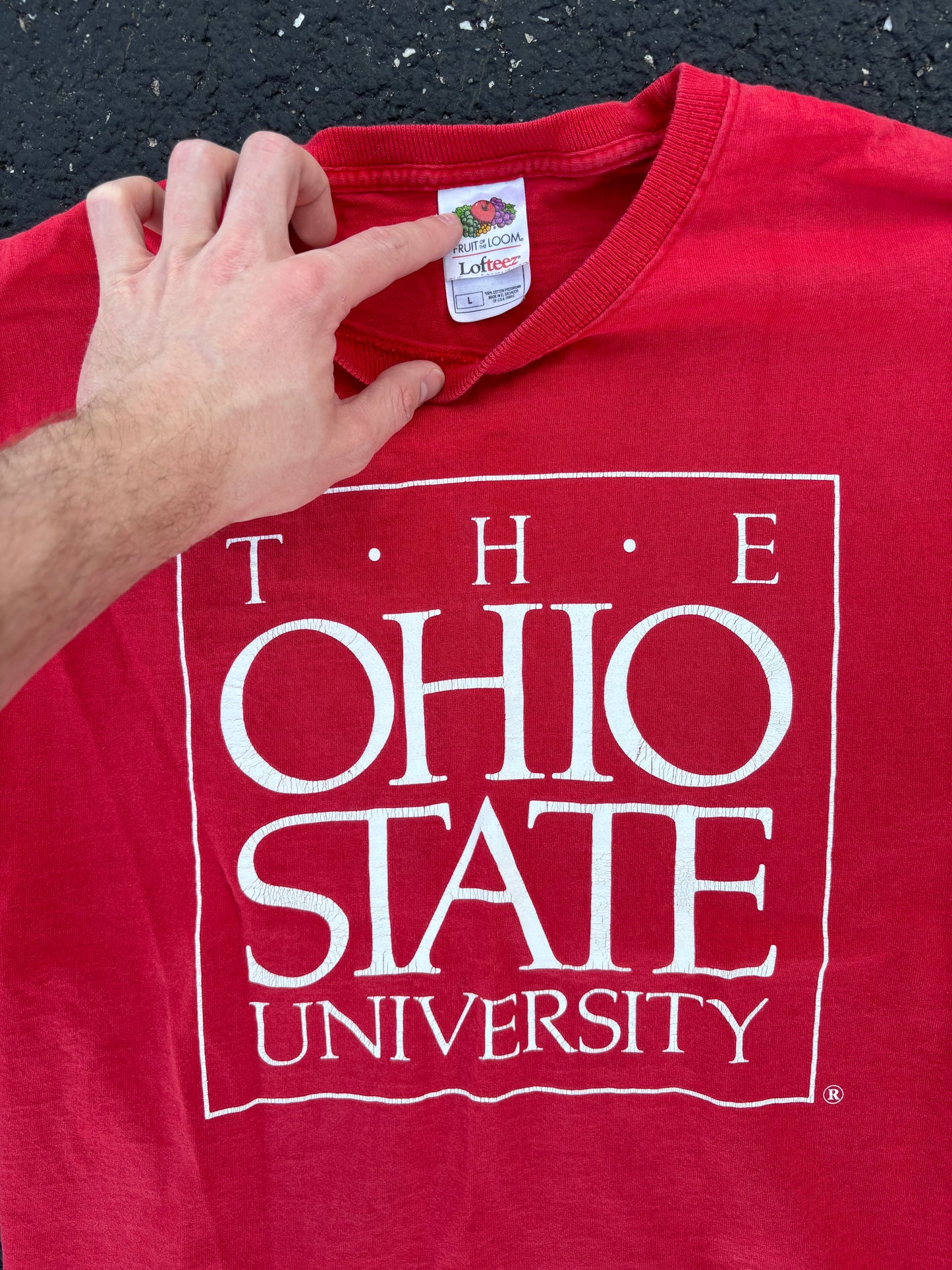 Vintage Ohio State Tee Large