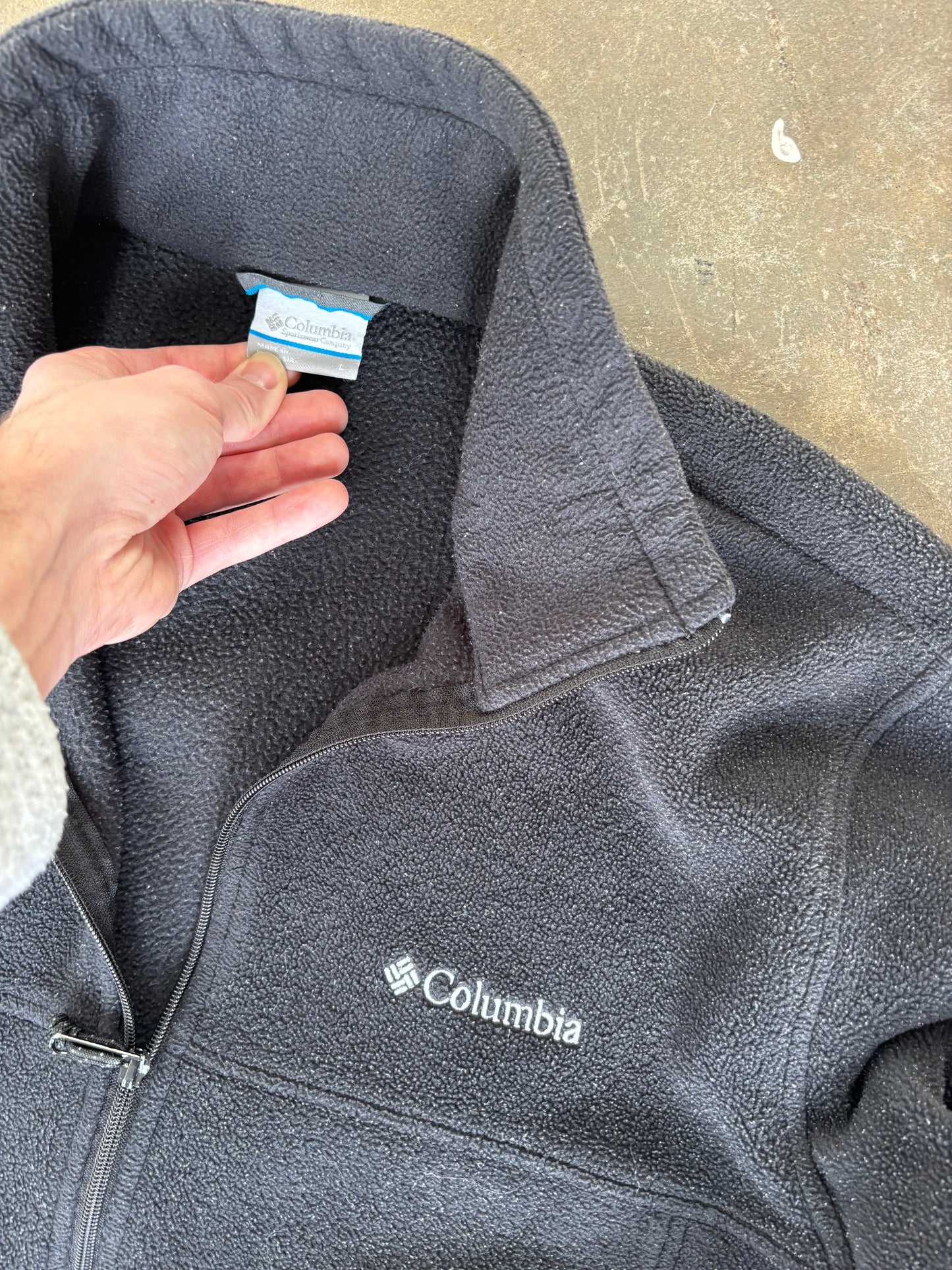 Columbia Quarterzip Fleece Large