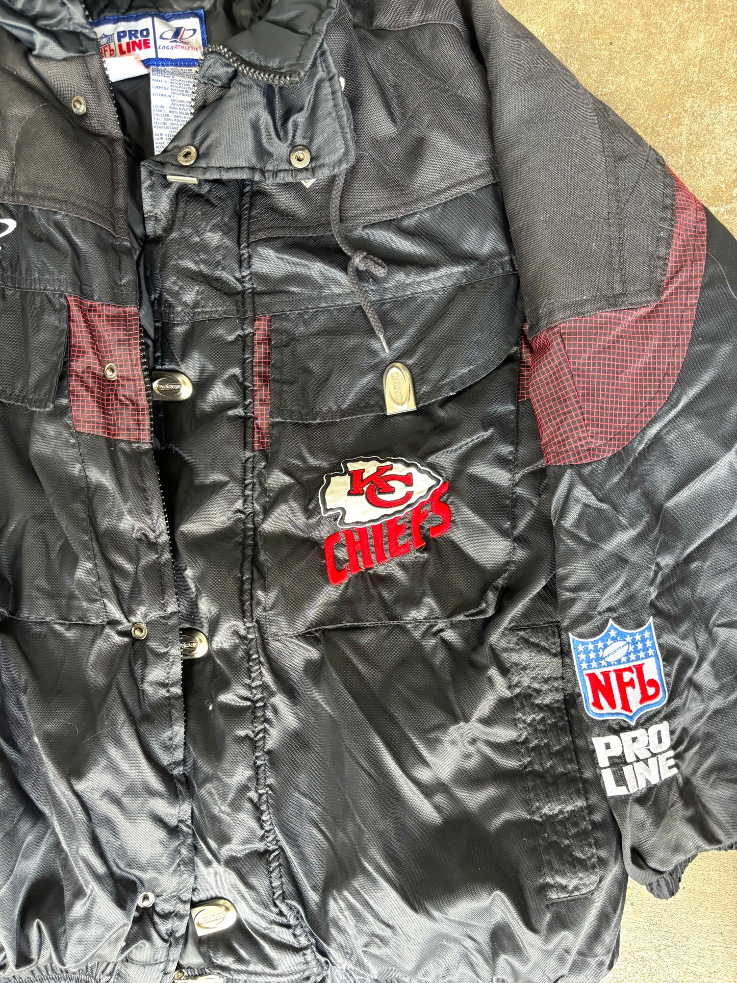 ‘90s Pro Line Kansas City Chiefs Starter Jacket Large