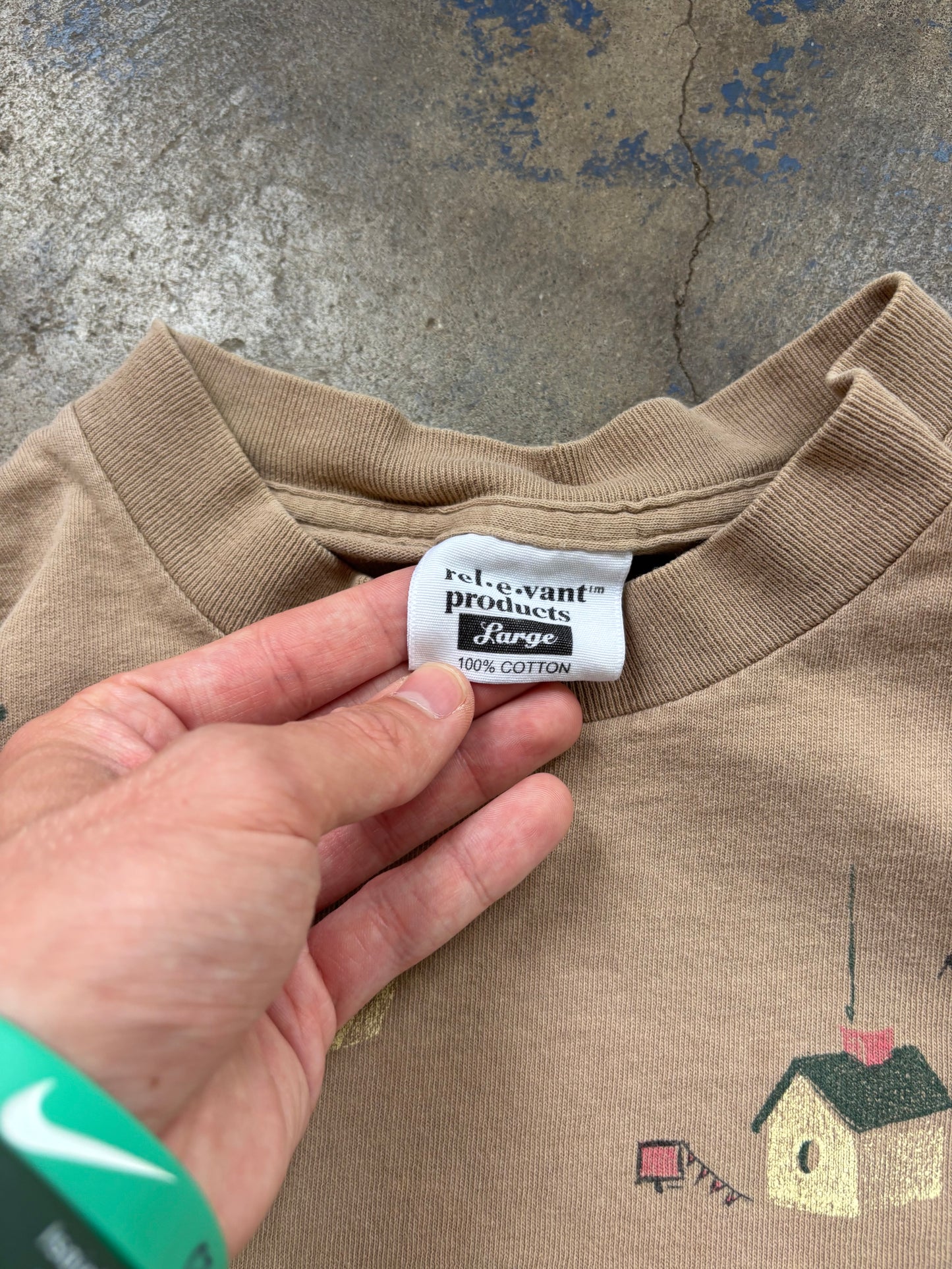 Vintage 1996 Birdhouse AOP Graphic Tee Large