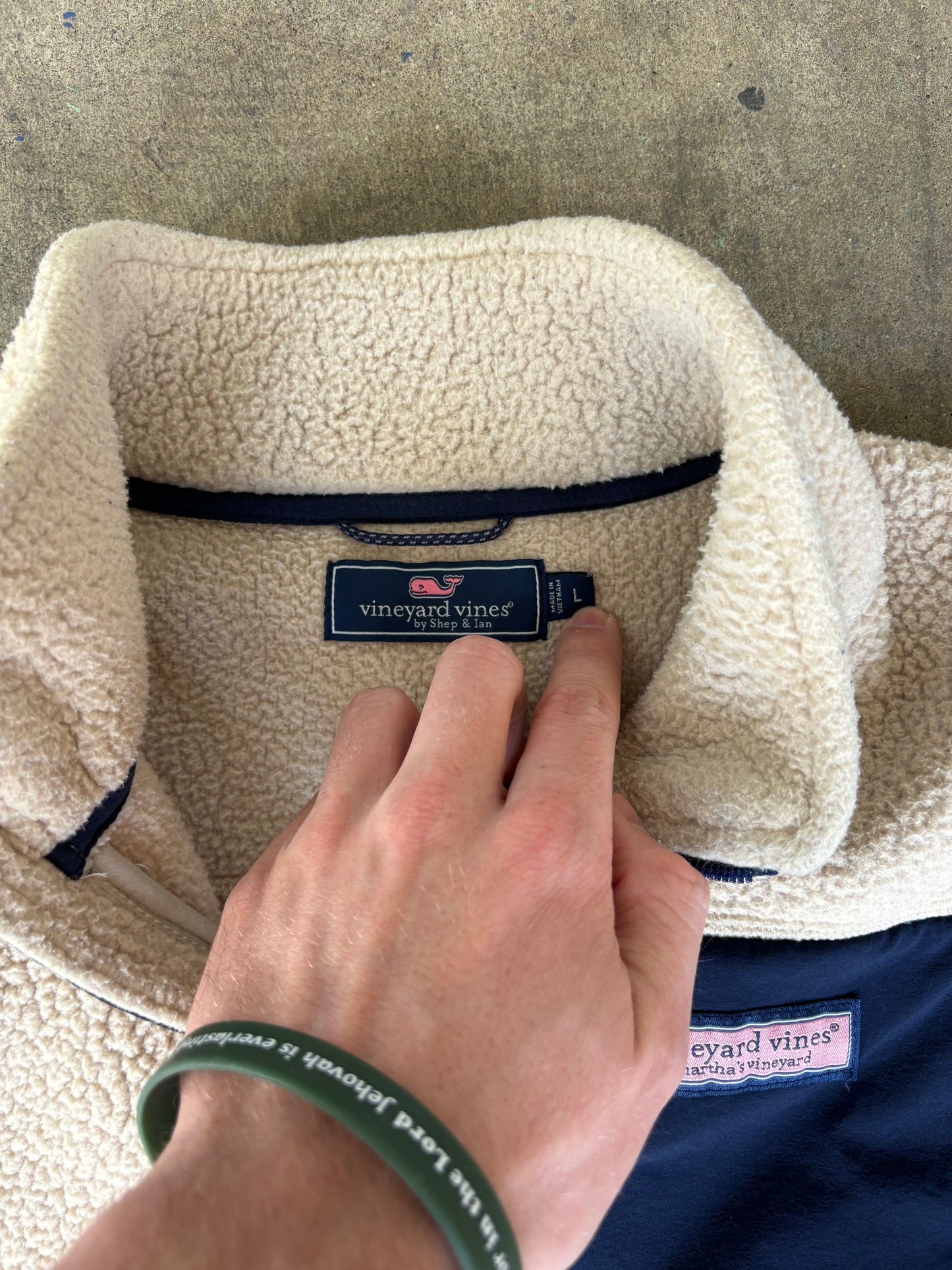 Vineyard Vines Fleece Vest Large