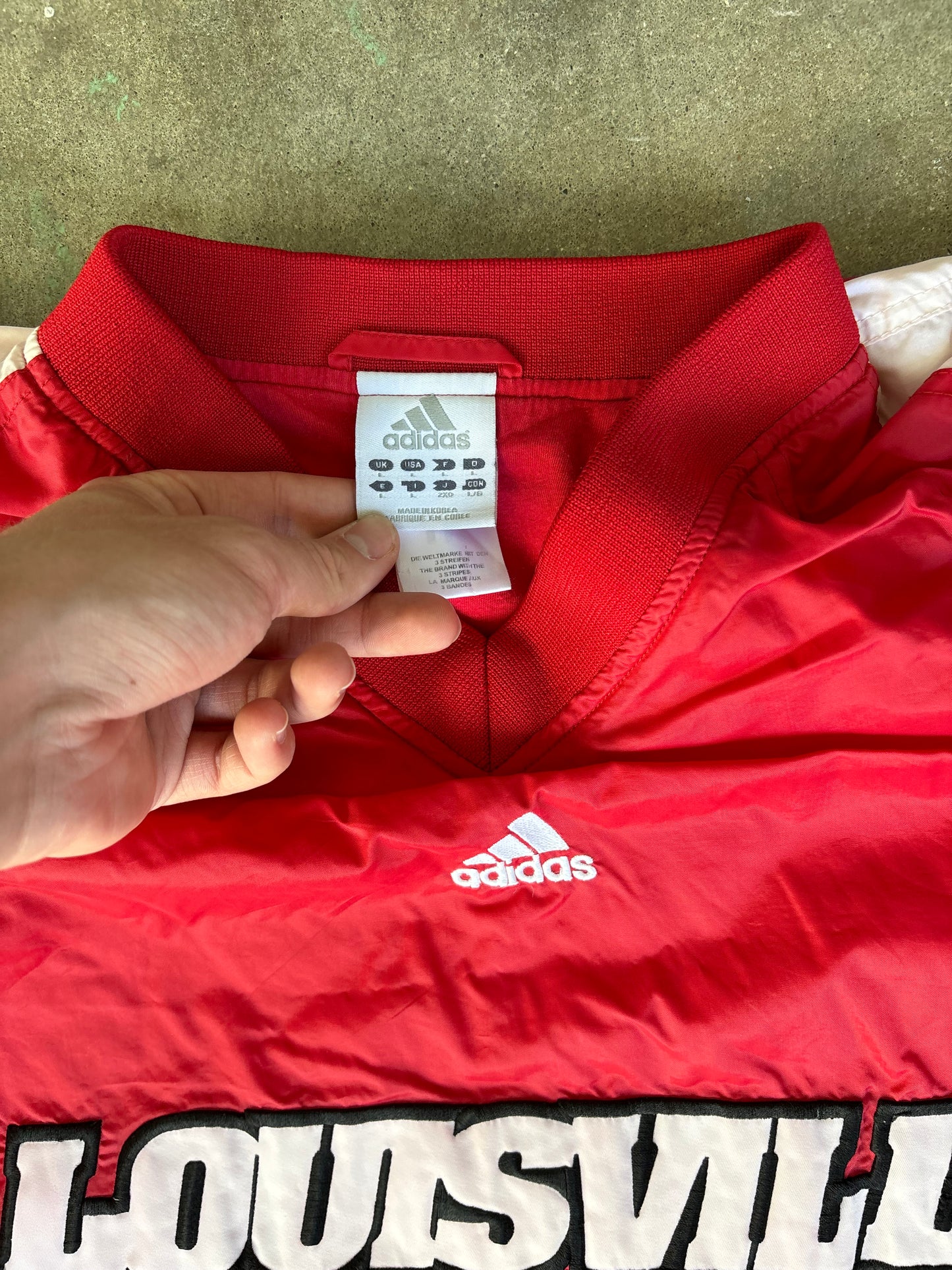 ‘00s Adidas Louisville Windbreaker Large