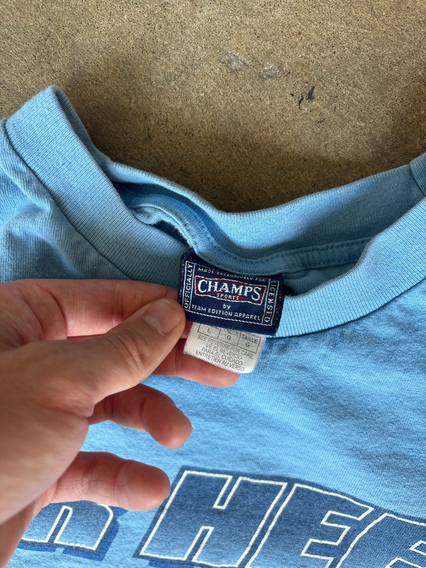 Vintage ‘00s North Carolina AOP Wrap Around Graphic Tee Large