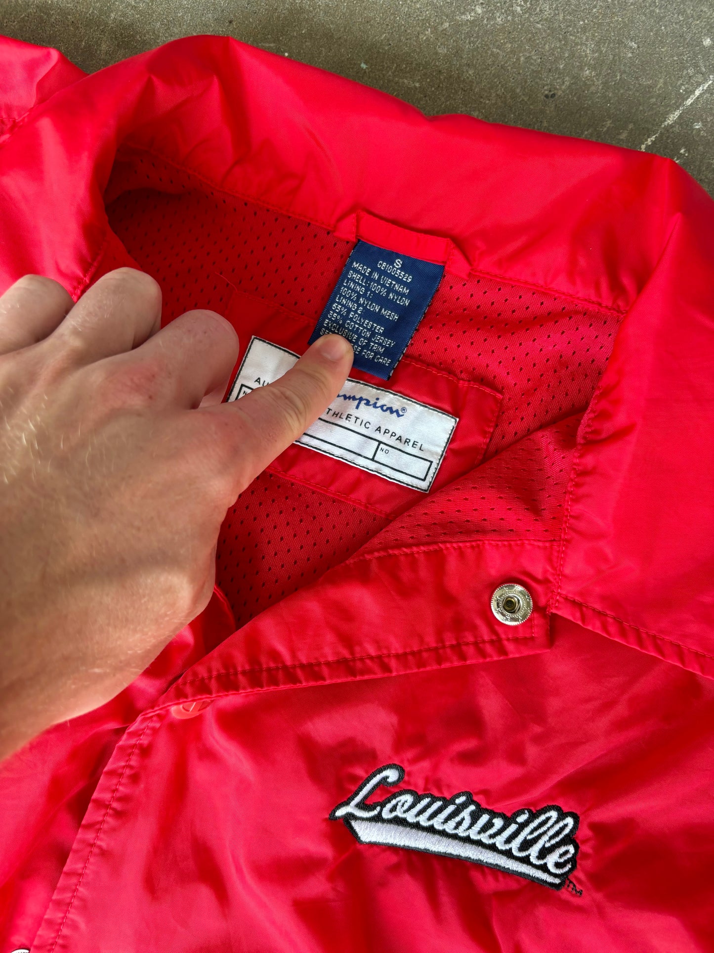 ‘90s Louisville Windbreaker Small