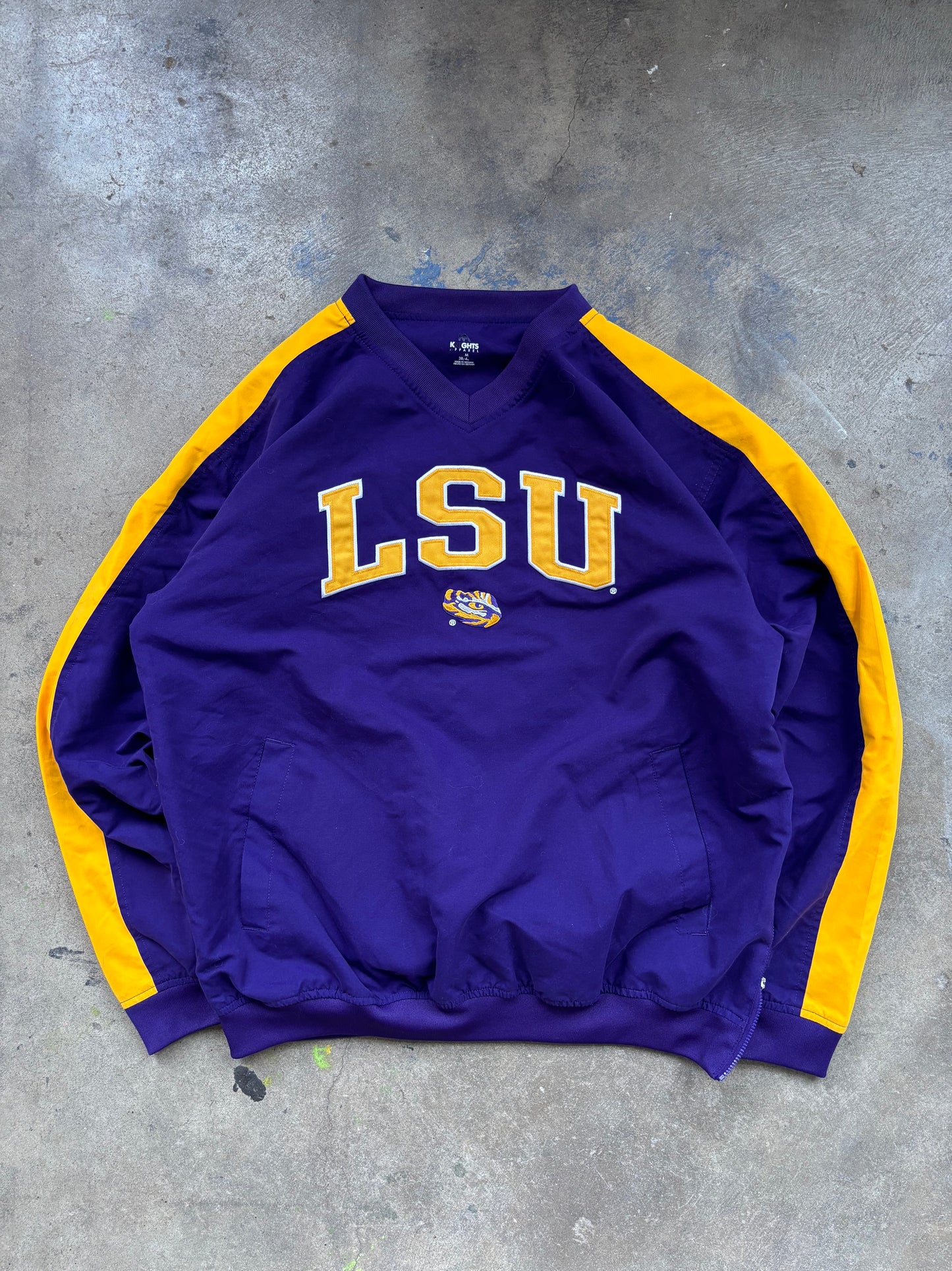 LSU Windbreaker Pullover Medium
