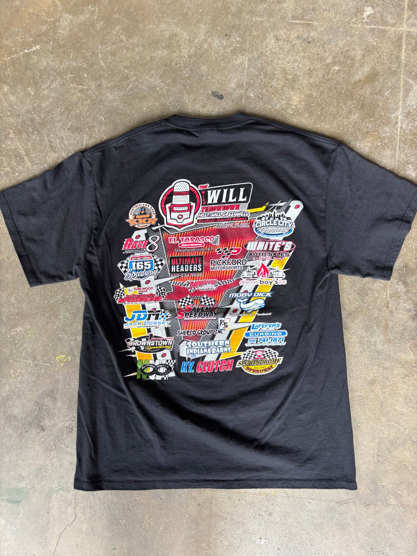 ‘00s Car Racing Tee Large