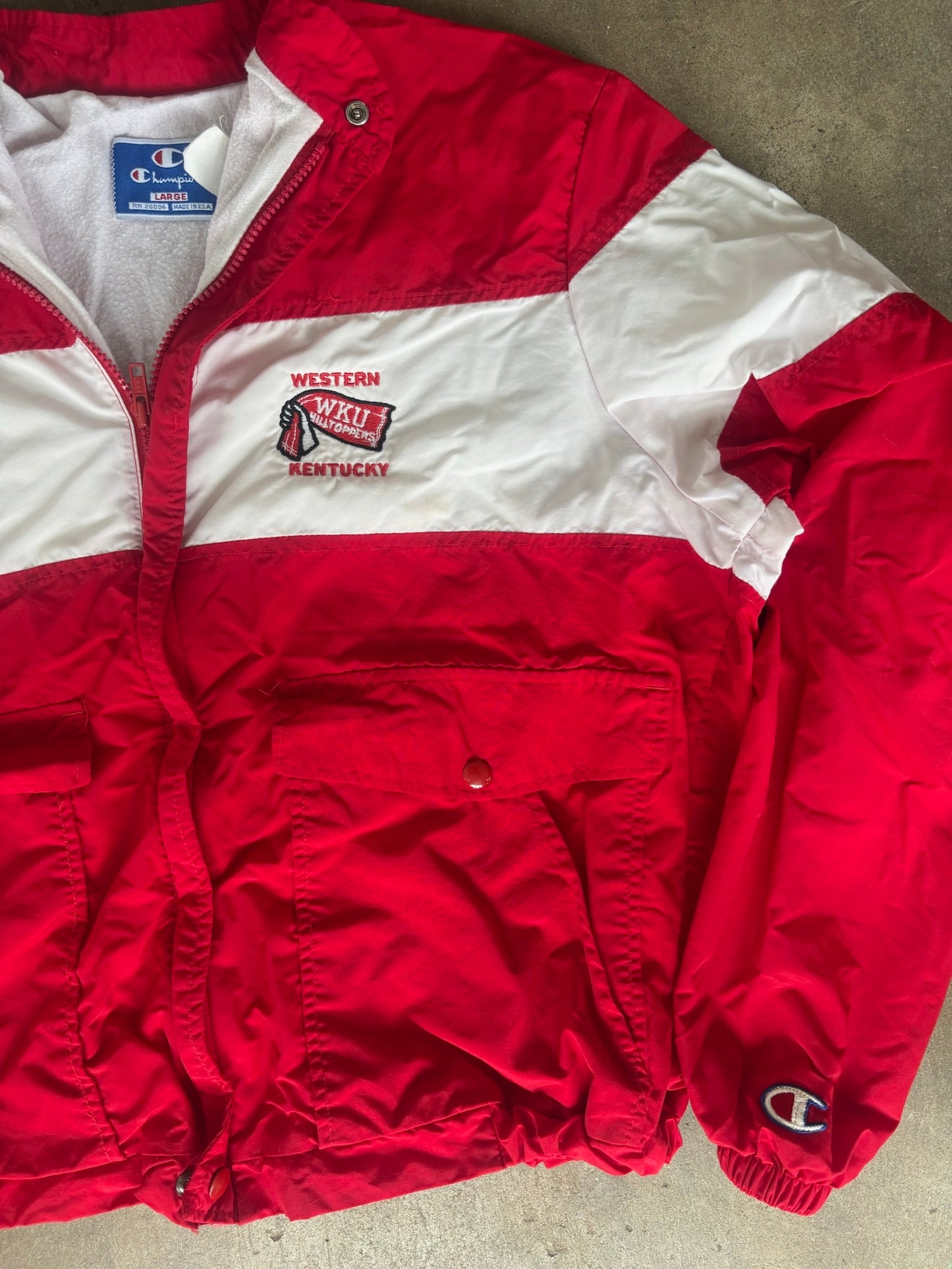 ‘80s Champion WKU Starter Jacket Large