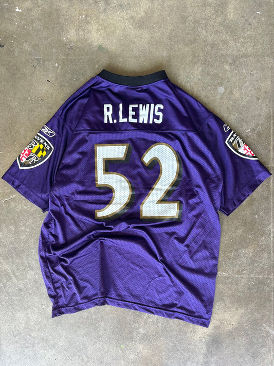 ‘00s Ravens Ray Lewis Jersey XL