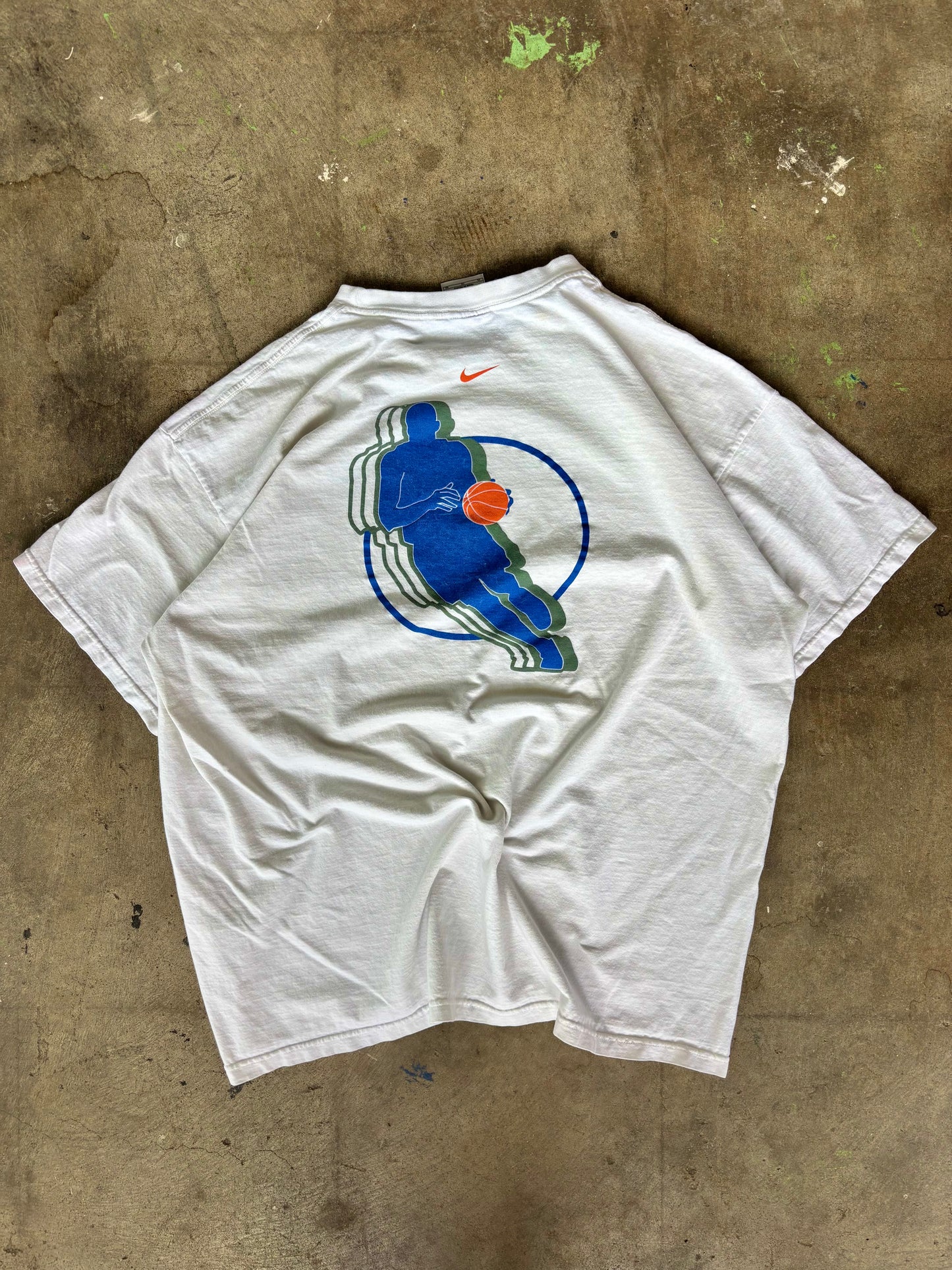 ‘00s Nike Center Swoosh Kentucky Basketball Tee XL