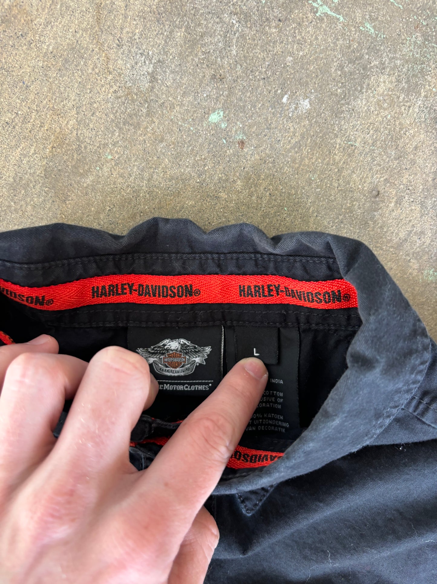 ‘00s Harley Davidson Cutoff Large