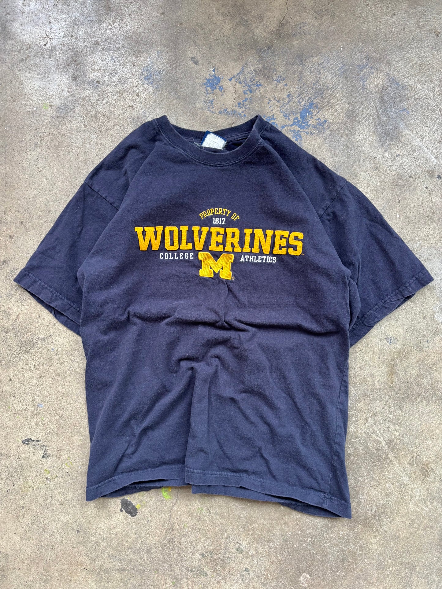 ‘00s Michigan Wolverines Tee Large