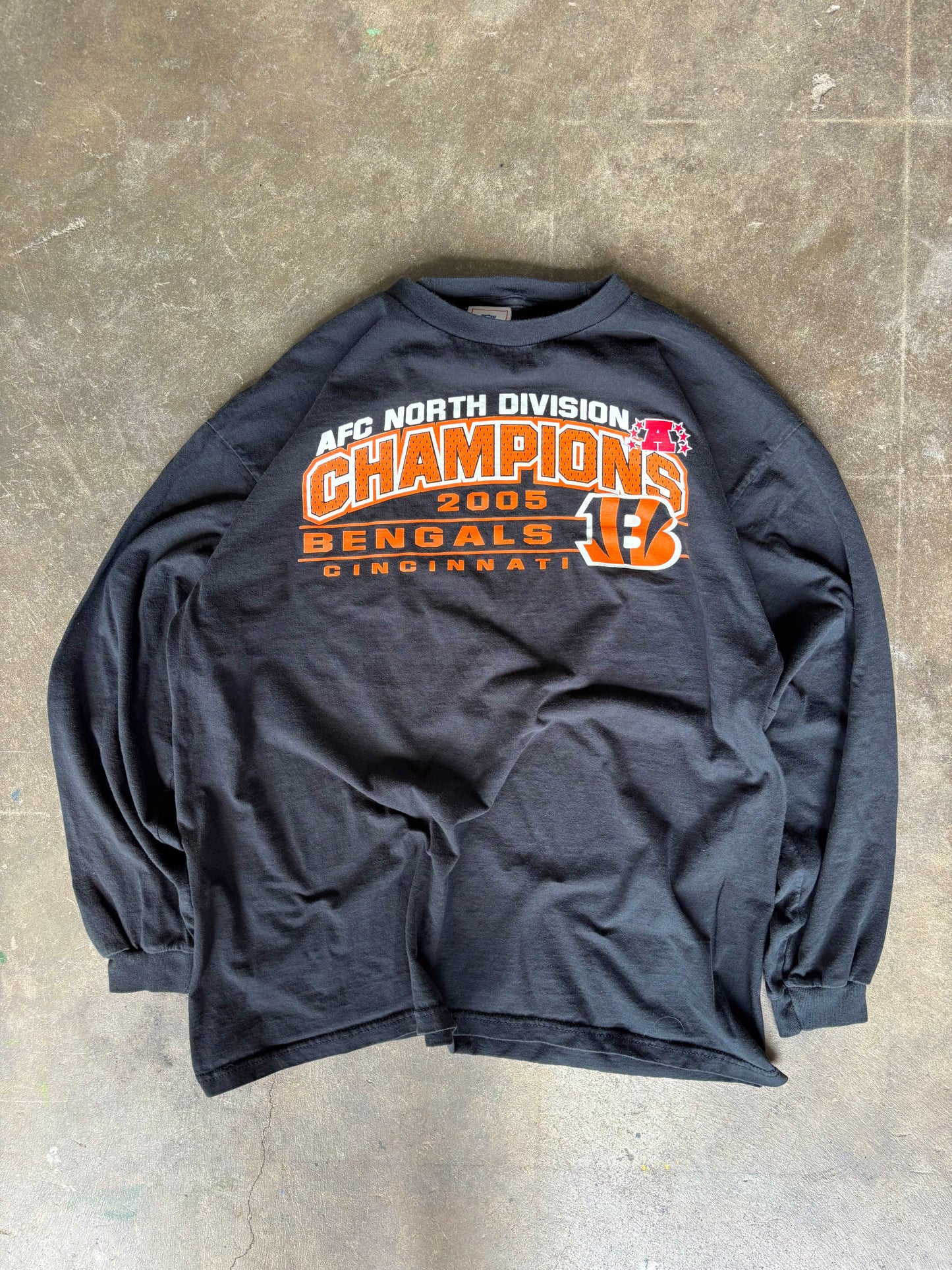 2005 Cincinnati Bengals Long Sleeve Tee Large