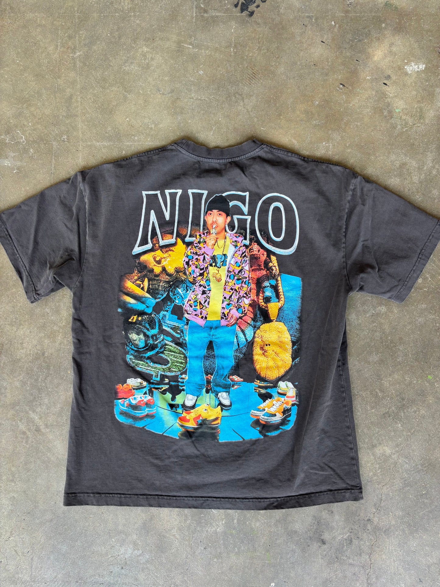 Marino Morwood NIGO BAPE Rap Tee Large