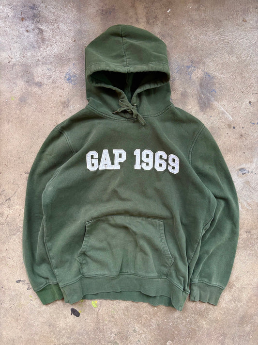 Gap 1969 Olive Green Hoodie Medium