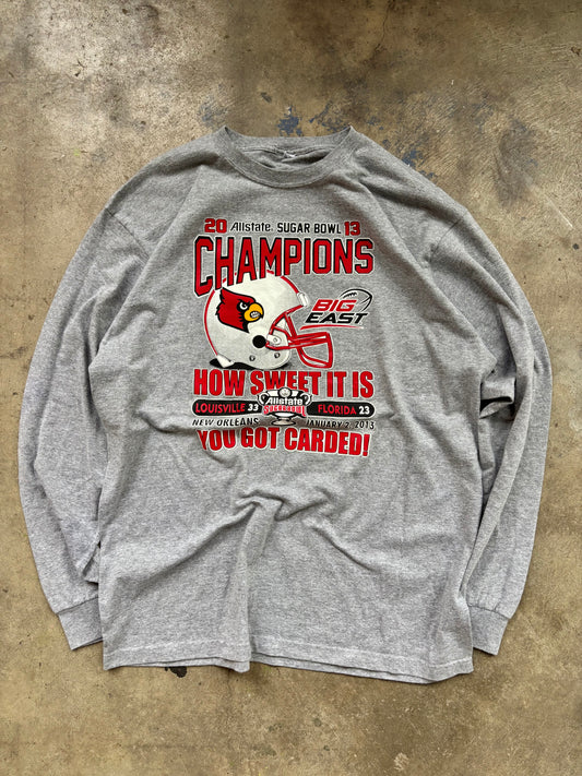 Louisville Football Long Sleeve Tee XL
