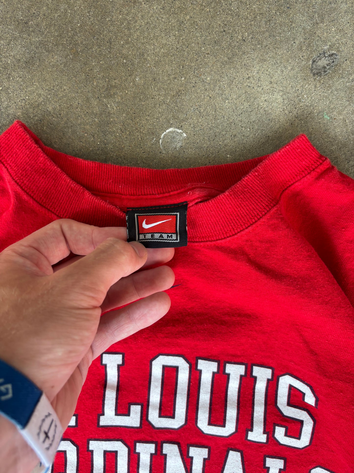 ‘00s Nike Center Swoosh St. Louis Cardinals Tee Medium