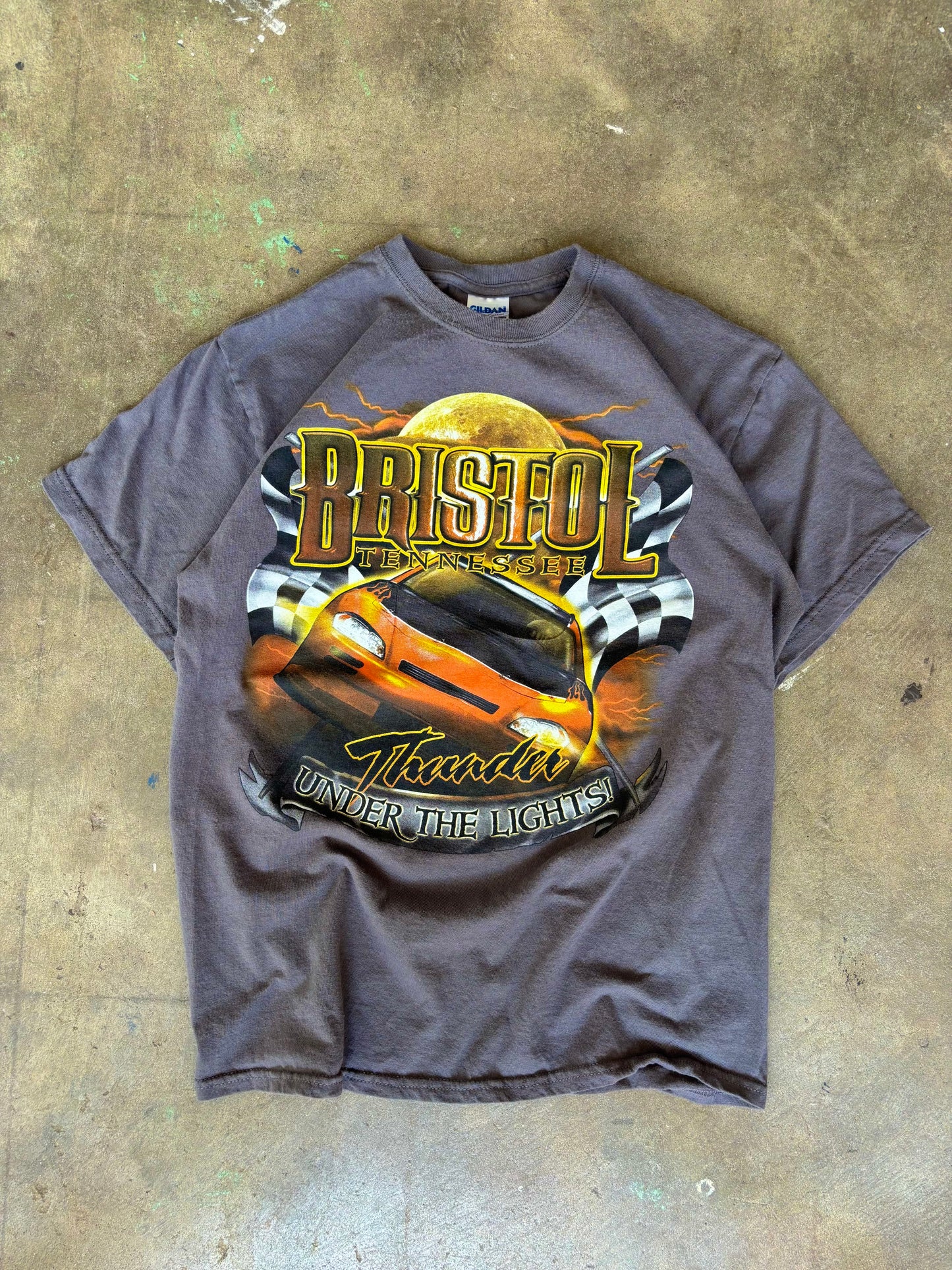 ‘00s Bristol Car Racing Graphic Tee Medium