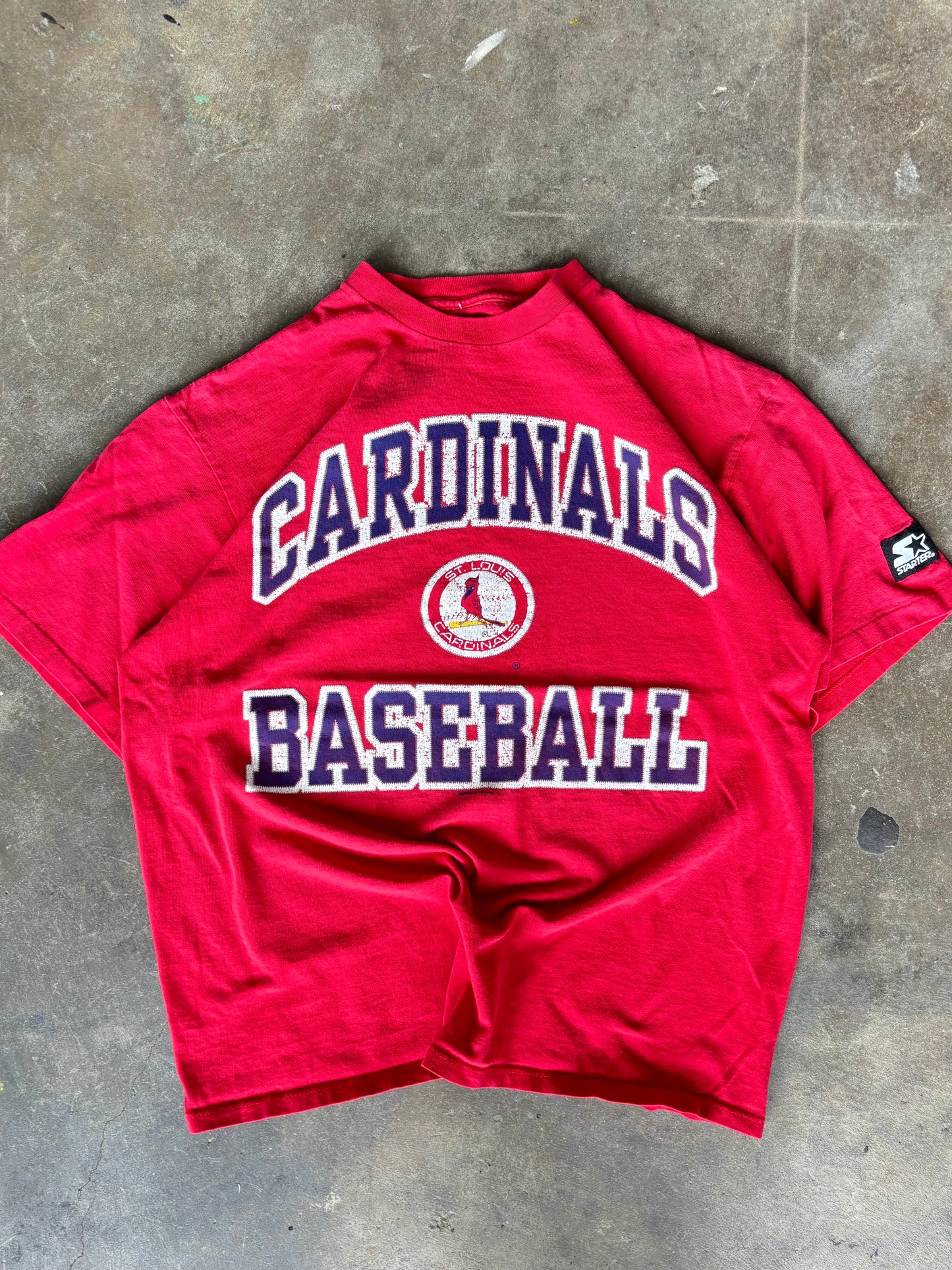 1996 Starter St. Louis Cardinals Graphic Tee Large