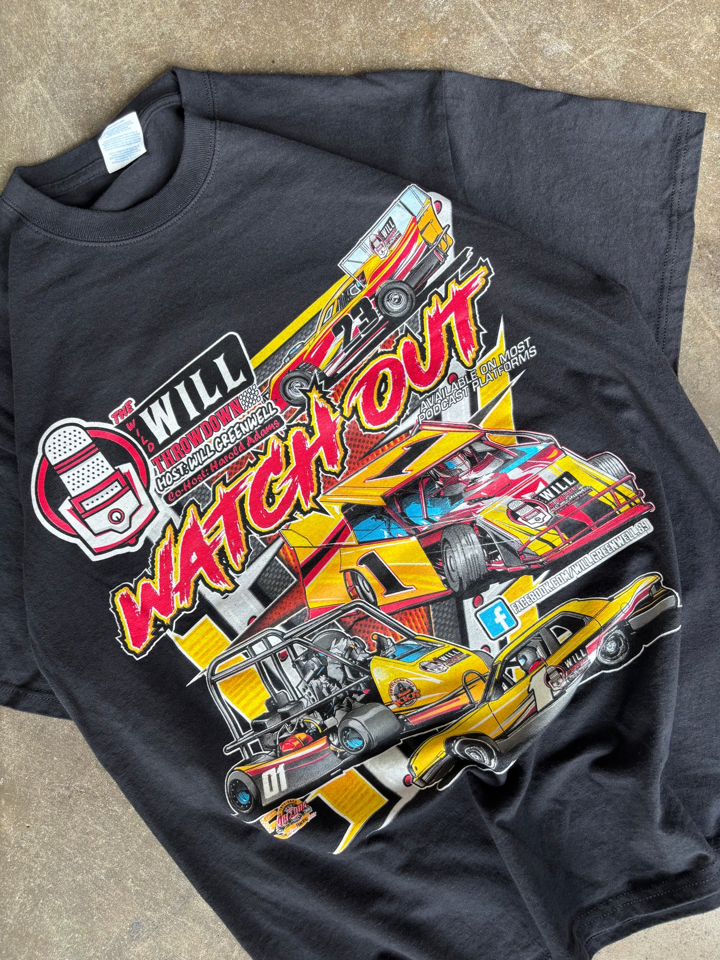 ‘00s Car Racing Tee Large