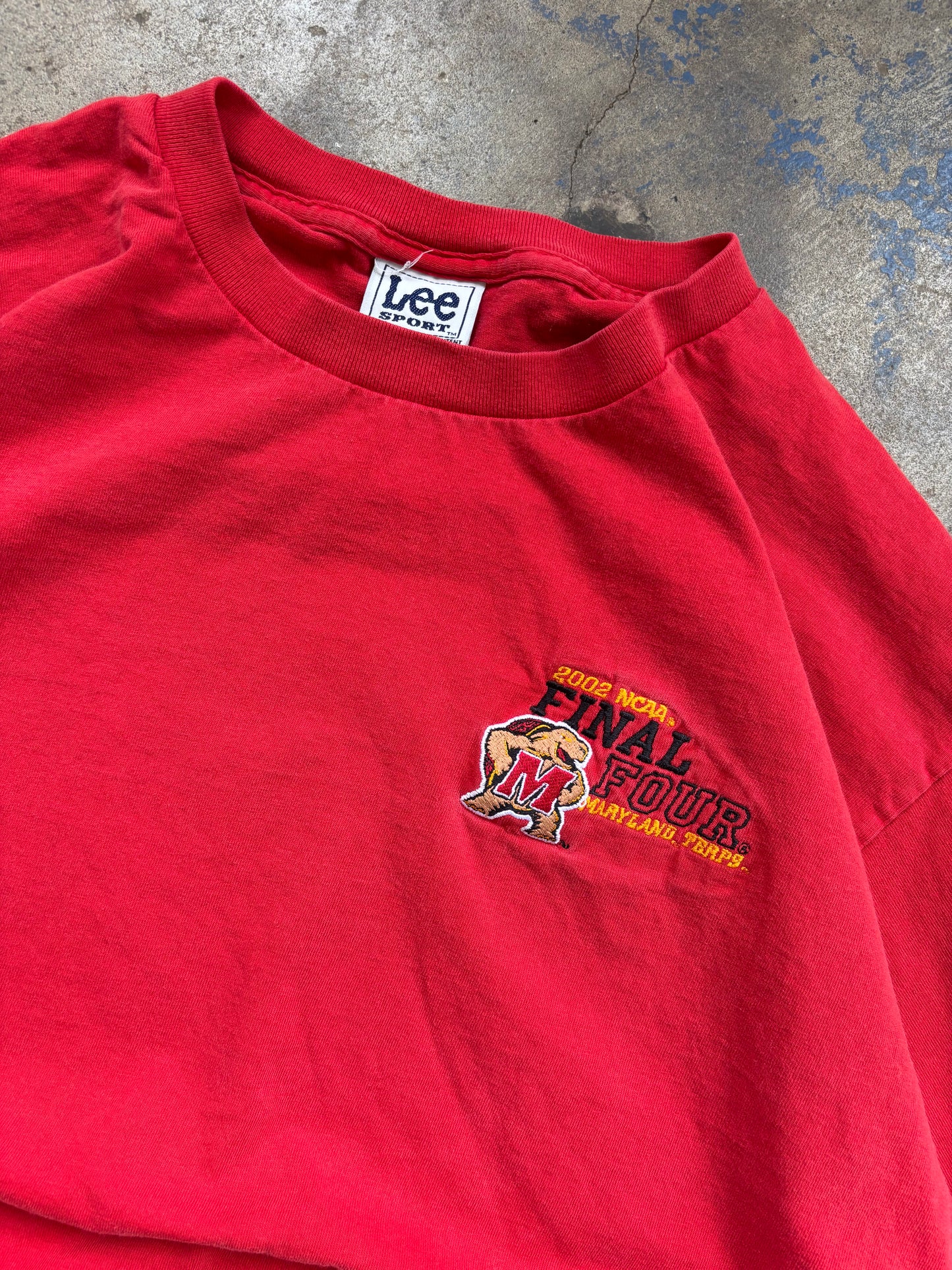 2002 Maryland Basketball Final Four Tee XL