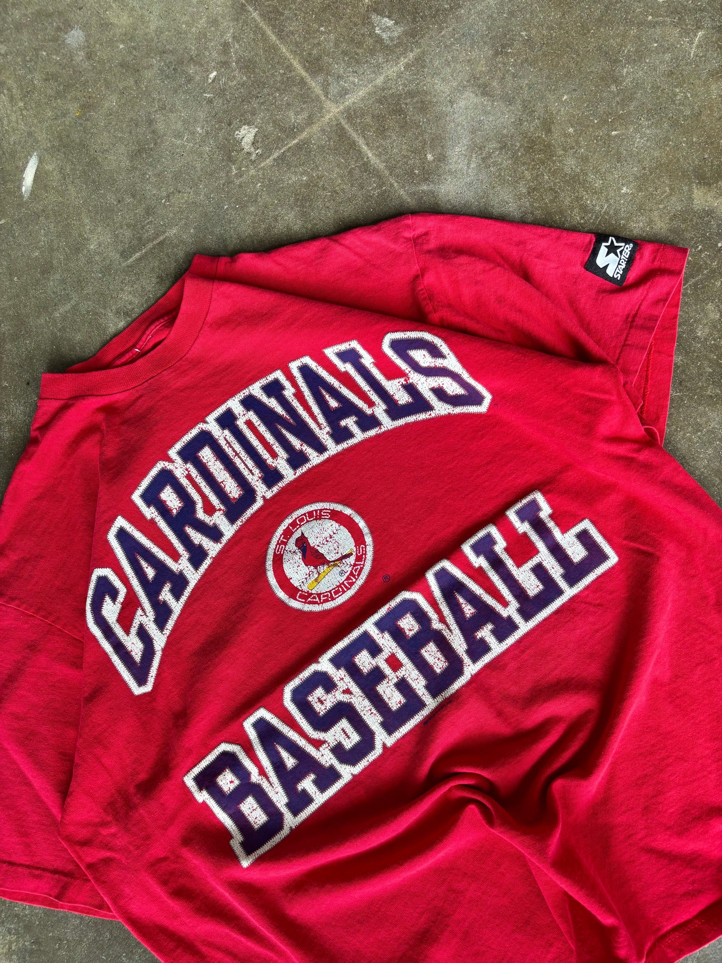 1996 Starter St. Louis Cardinals Graphic Tee Large