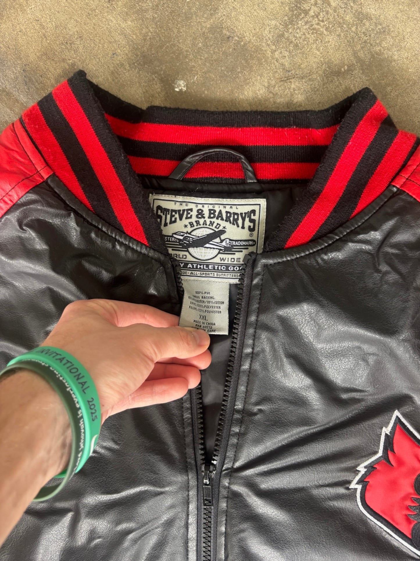 Vintage Louisville Cardinals Leather Jacket XXL
