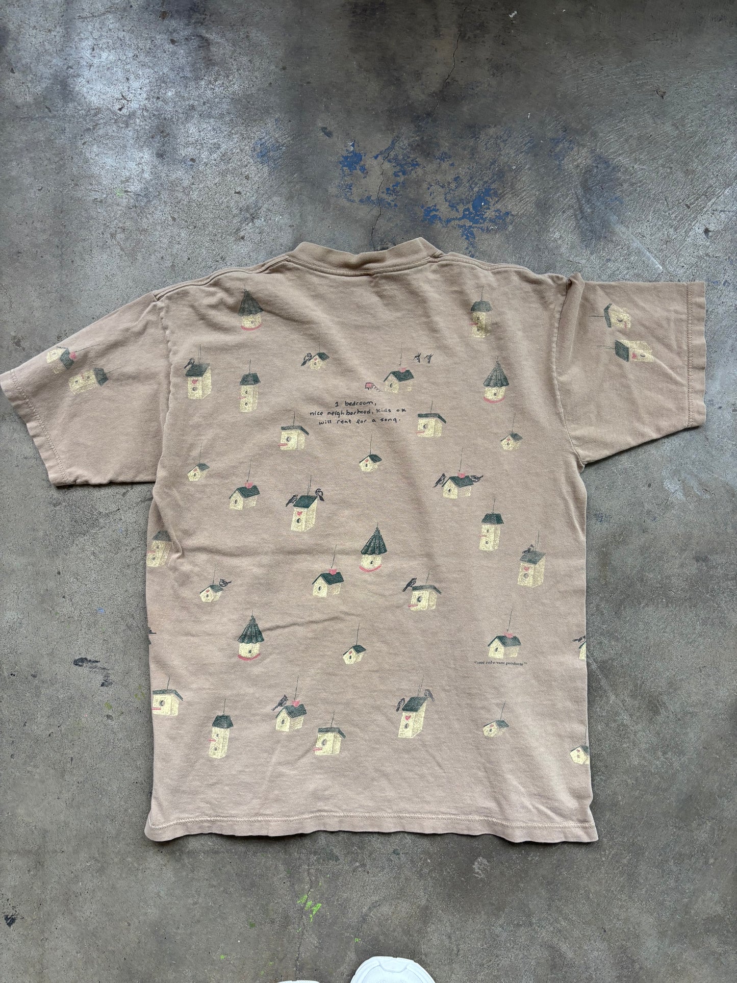 Vintage 1996 Birdhouse AOP Graphic Tee Large