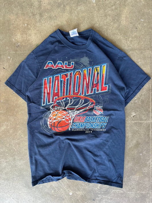 AAU Basketball Graphic Tee Small