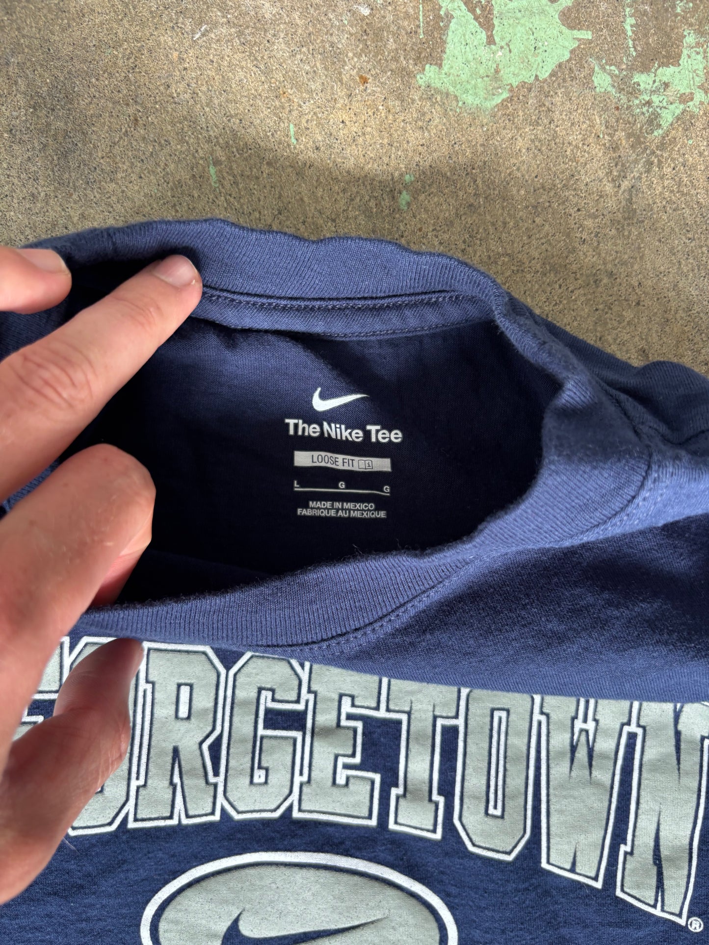 ‘00s Nike Georgetown Tee Large