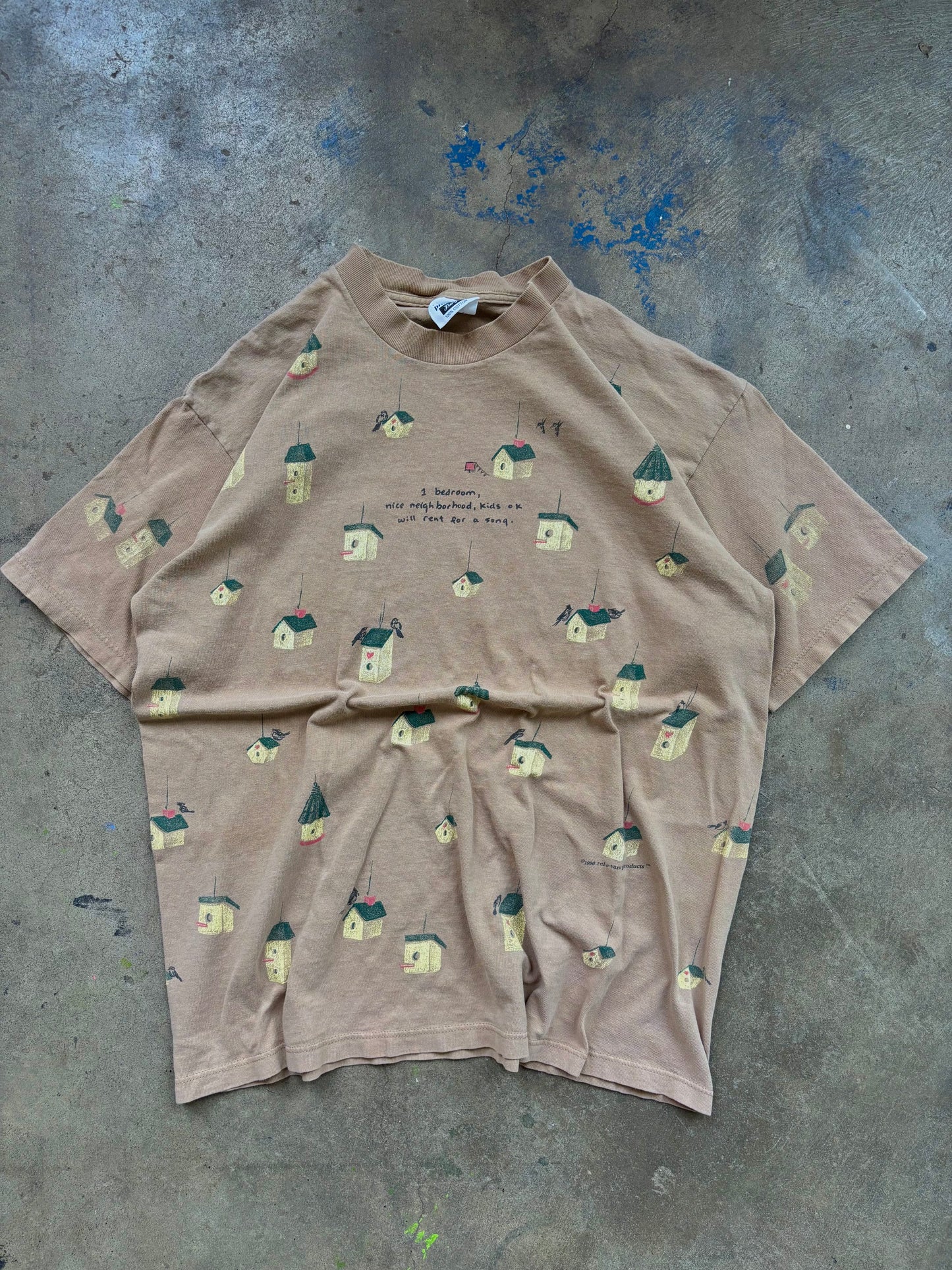 Vintage 1996 Birdhouse AOP Graphic Tee Large
