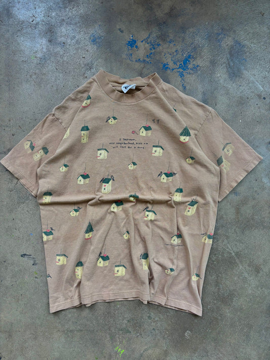 Vintage 1996 Birdhouse AOP Graphic Tee Large