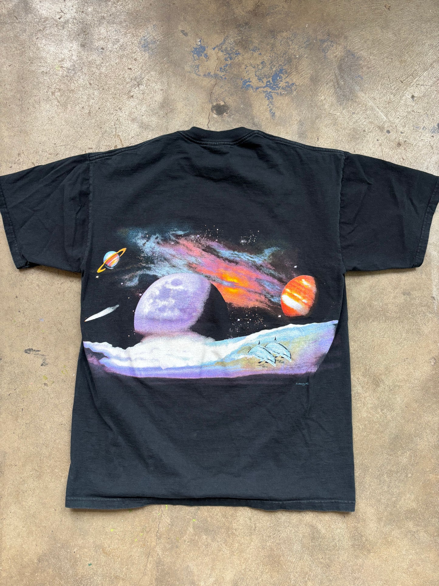 Vintage ‘90s Space Ft. Walton Beach Graphic AOP Tee Large