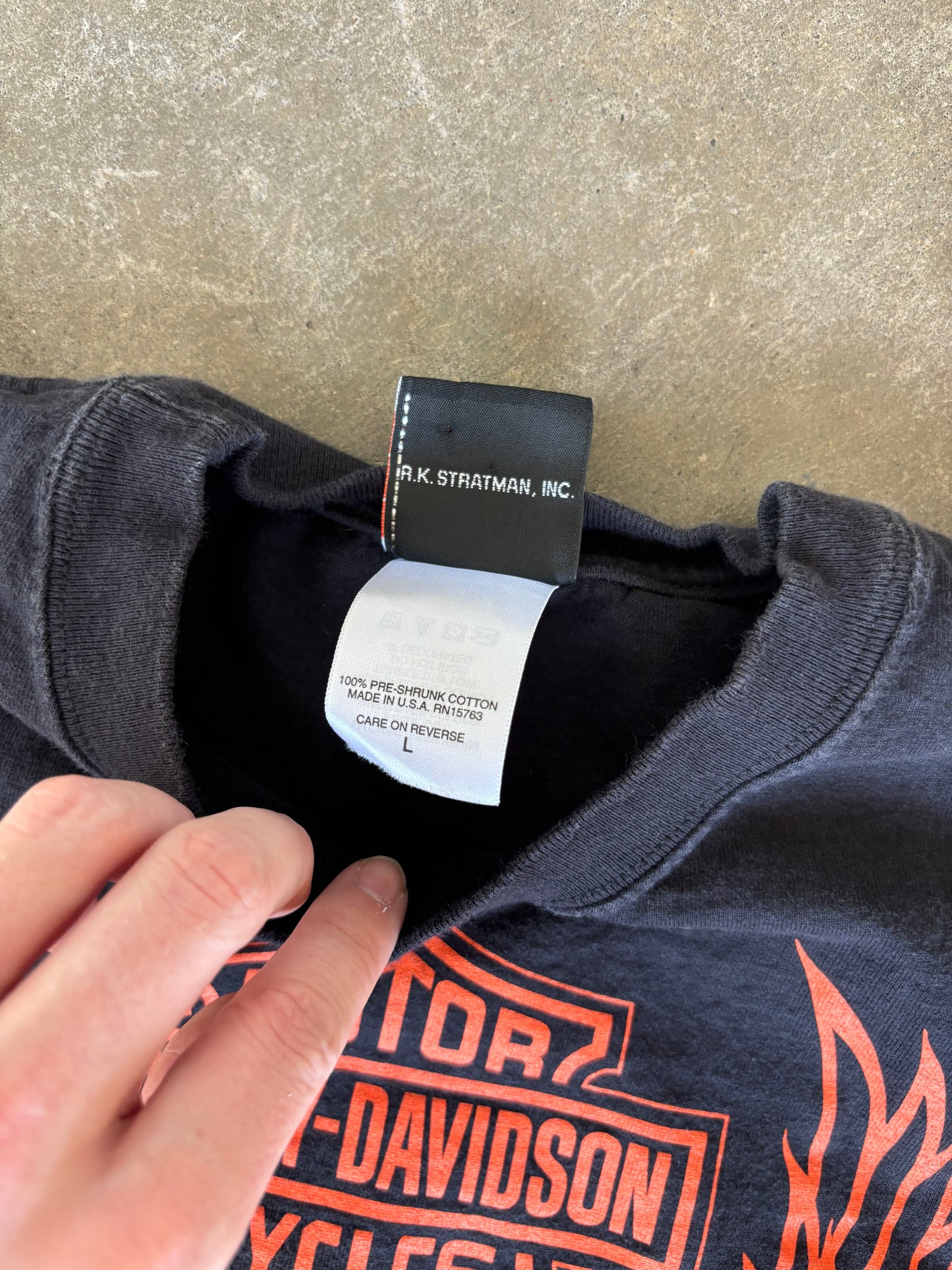 ‘00s Harley Davidson Cutoff Large