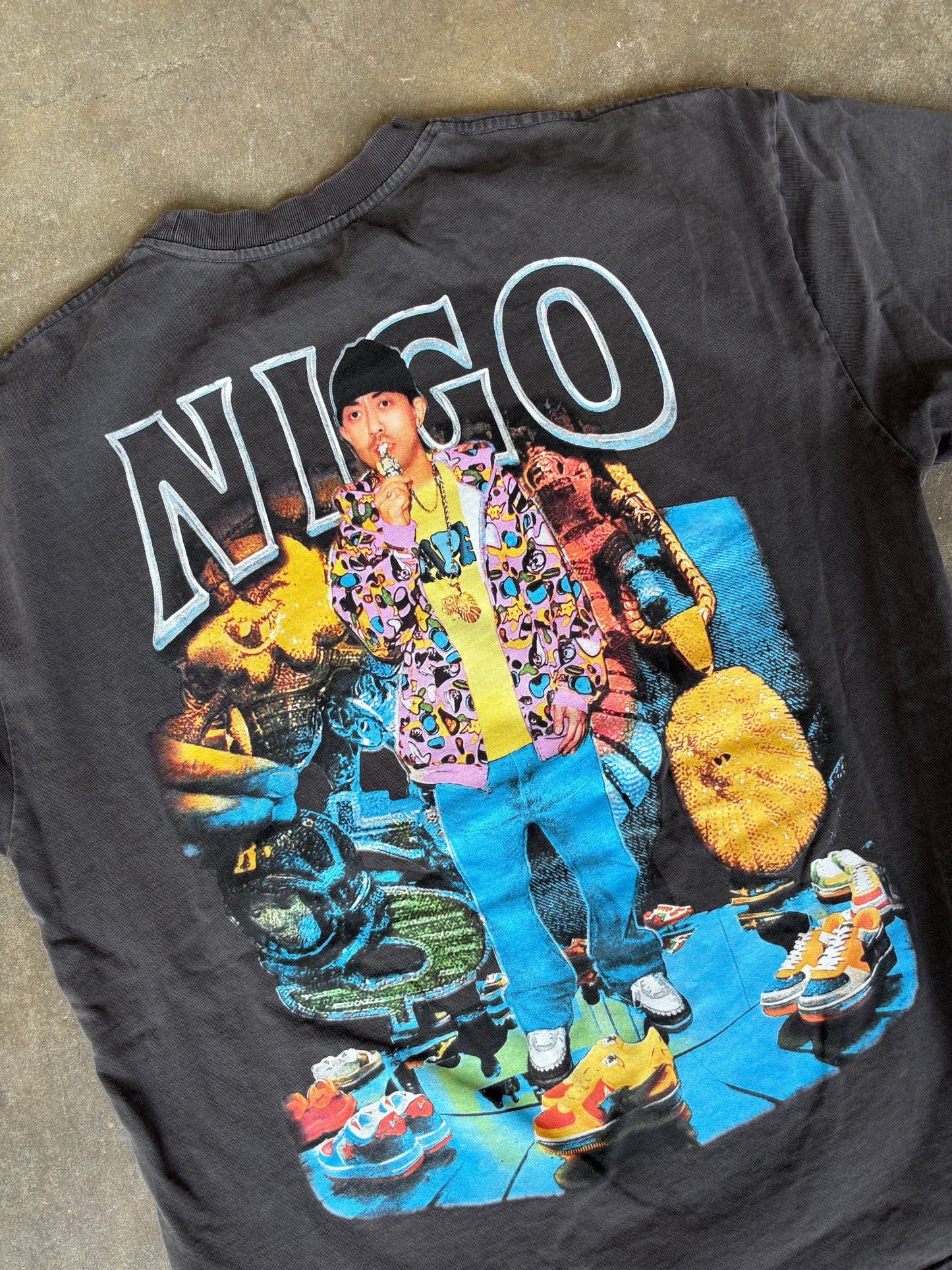 Marino Morwood NIGO BAPE Rap Tee Large