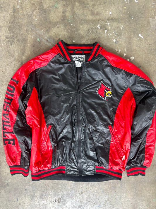 Vintage Louisville Cardinals Leather Jacket XXL