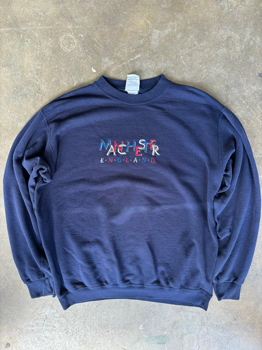 Vintage Manchester Sweatshirt Large