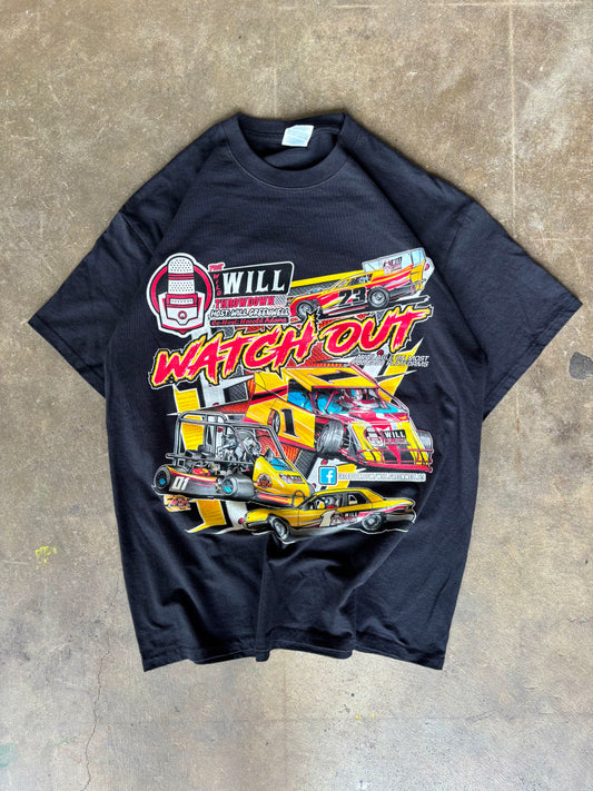 ‘00s Car Racing Tee Large