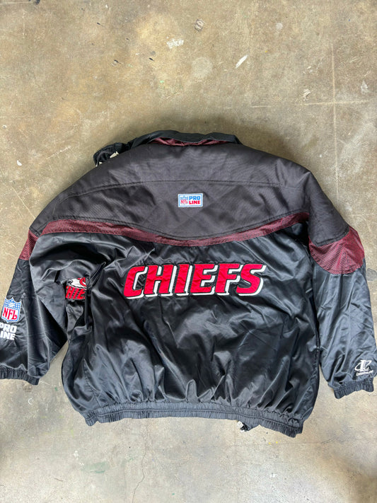 ‘90s Pro Line Kansas City Chiefs Starter Jacket Large