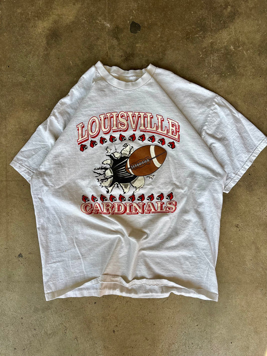 Vintage ‘90s Louisville Football Graphic Tee XL